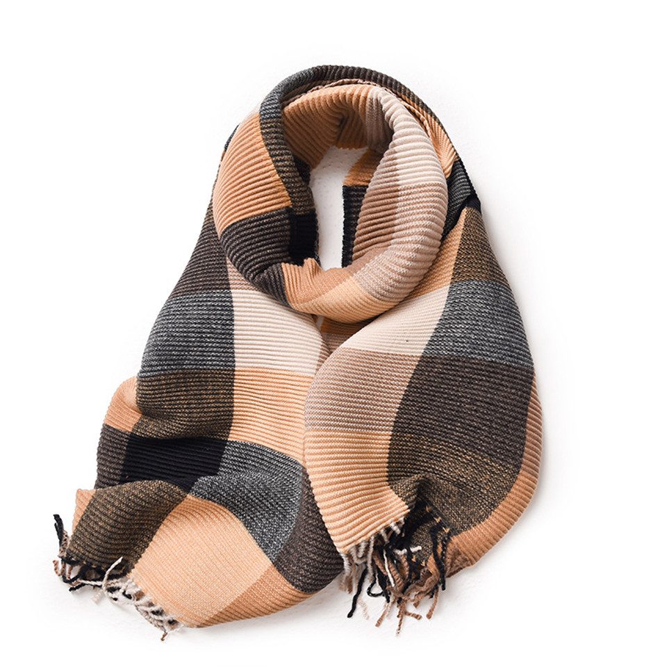 Coonoor Kaschmirschal Eleganter Damen Kaschmirschal, Winterdicke Schulterdecke, Mit Fransen, unverzichtbares Accessoire für Herbst und Winter
