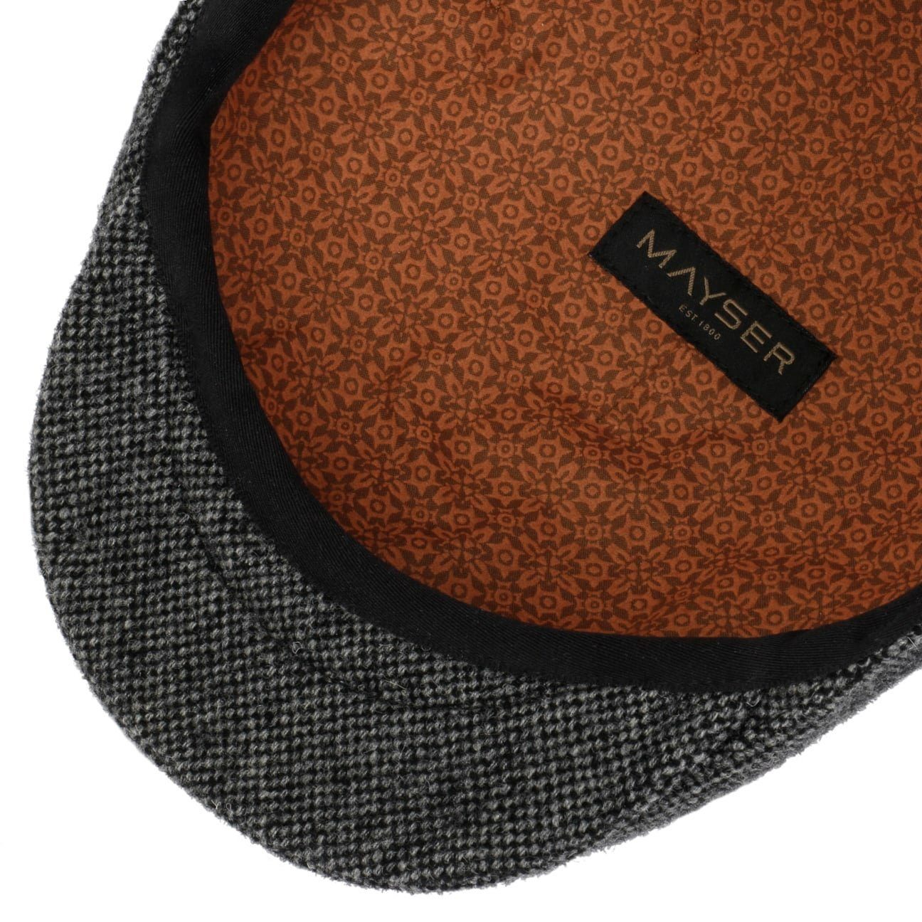 Mayser Flat Cap (1-St) Schirmmütze mit Schirm, Made in the EU