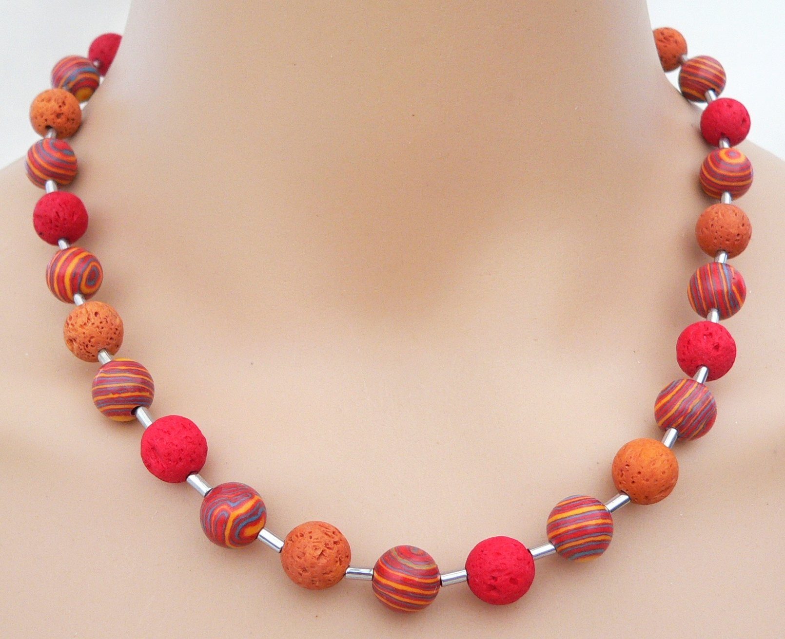 traumschmuck Perlenkette 116b Halskette Perlen Malachit günstig online kaufen