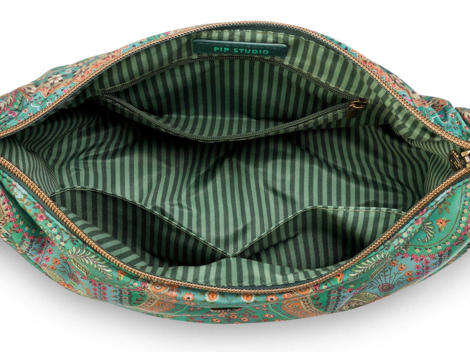 PiP Studio Umhängetasche Freya Jabali Green Halbmond Umhängetasche 34x10x16cm