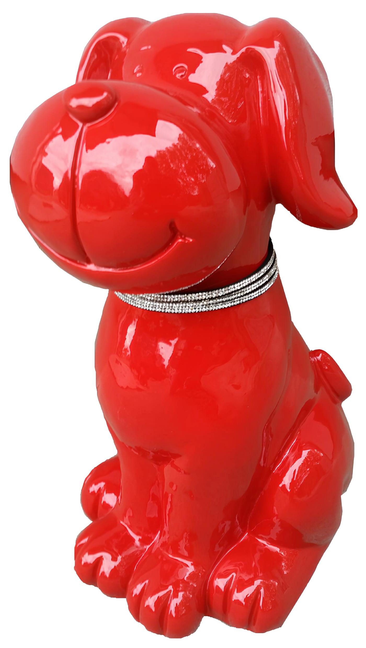 Xlmoebel Skulptur Moderne Hundestatue aus hochwertigem Material für Garten und Wohnraum (1 St., Skulptur A573- 45 cm), Hergestellt in Europa