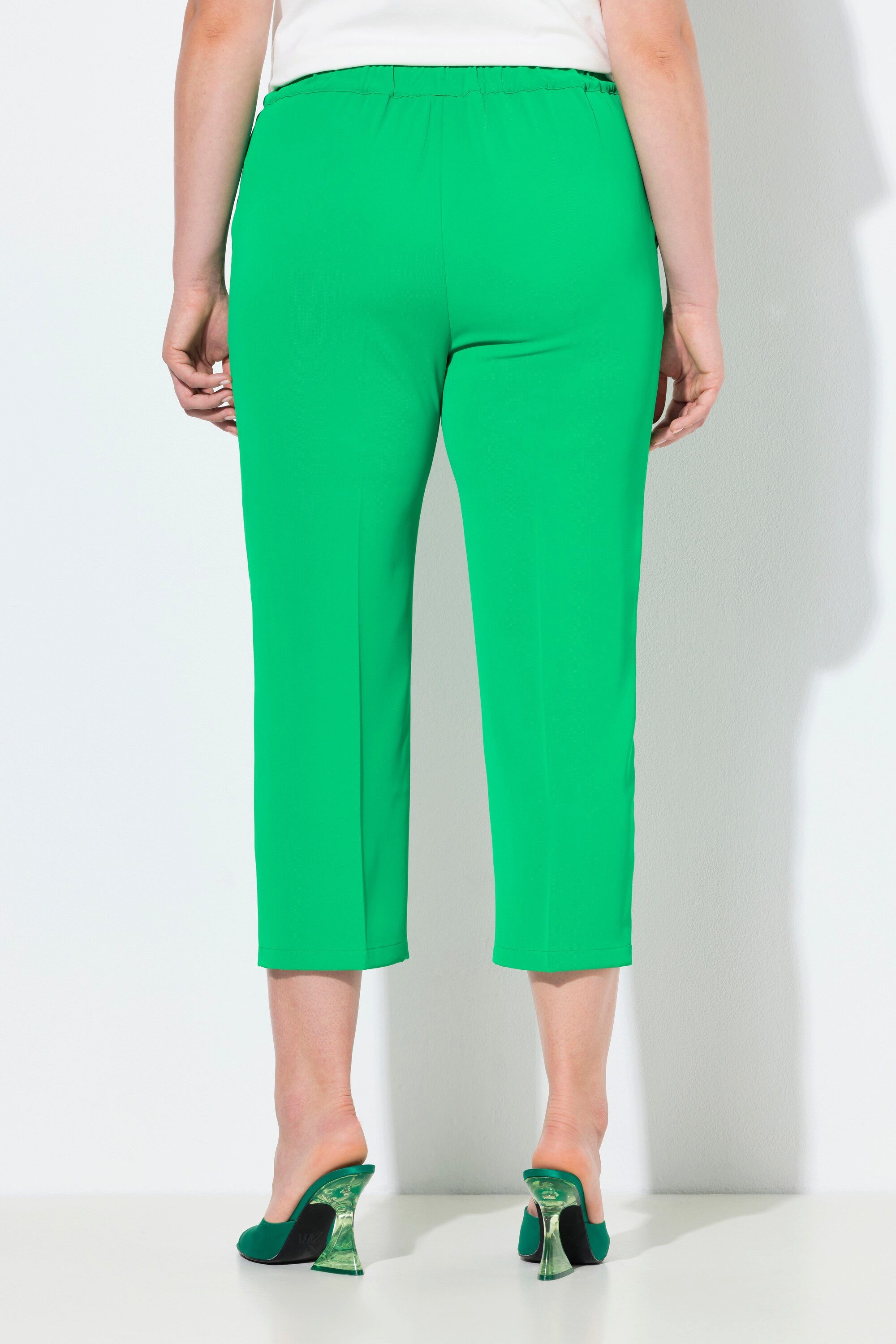 Ulla Popken Schlupfhose 7/8-Hose Bügelfalten Elastikbund – Bild 3 von 4