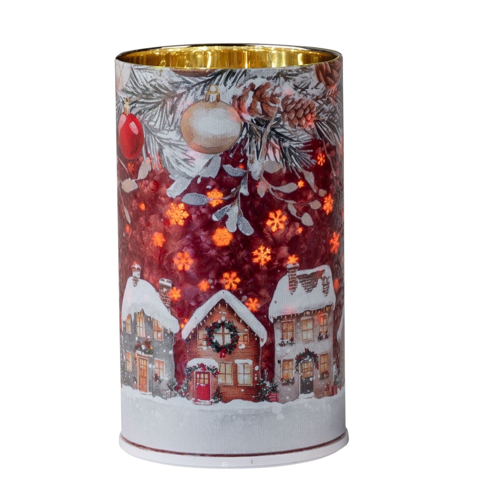 formano LED Dekolicht LED-Dekolicht 15 cm mit 360°-Drehfunktion und Timer 6h/18h Weihnachten, LED fest integriert