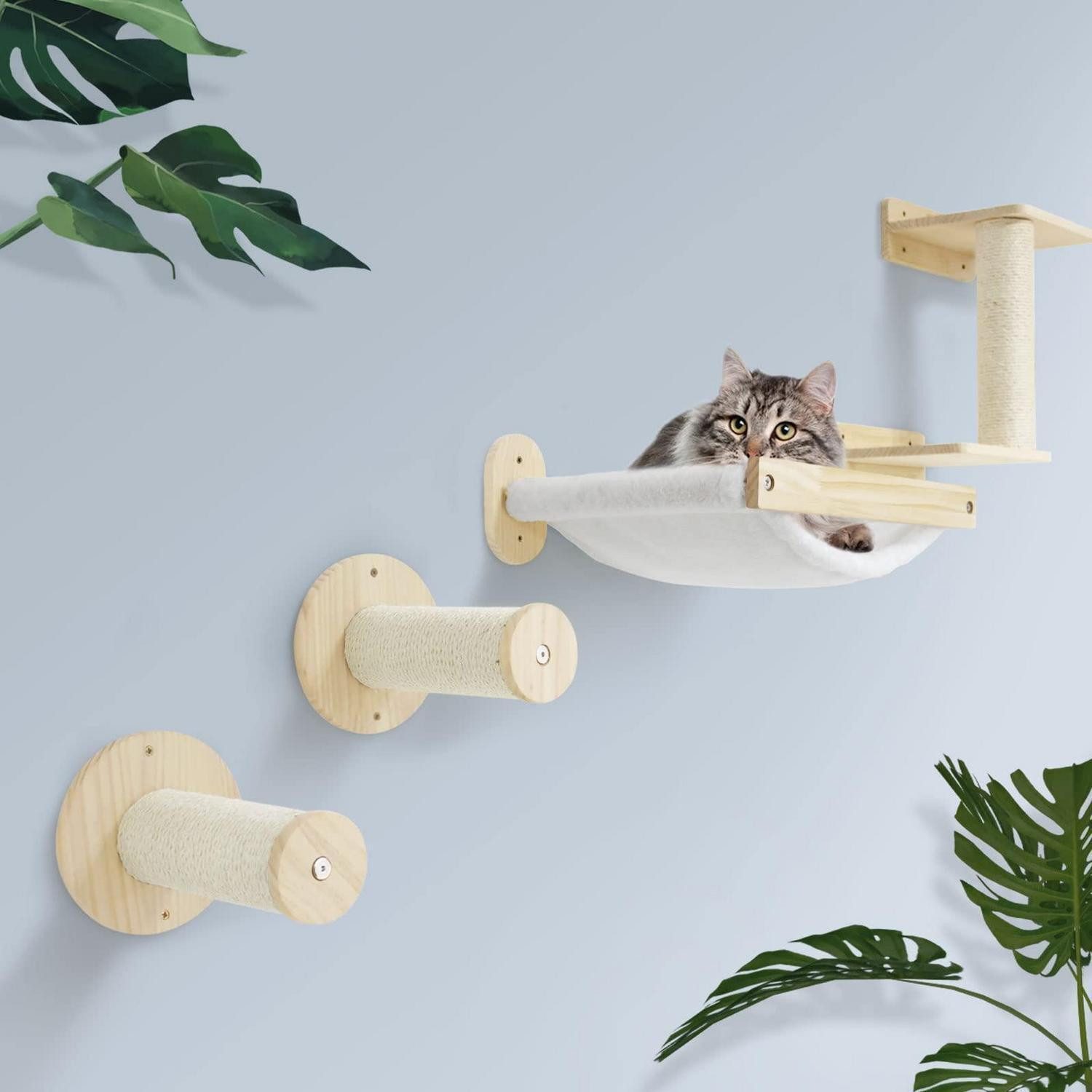 LuxusKollektion Katzen-Kletterwand Katzen Kletterwand Set 4-teilig