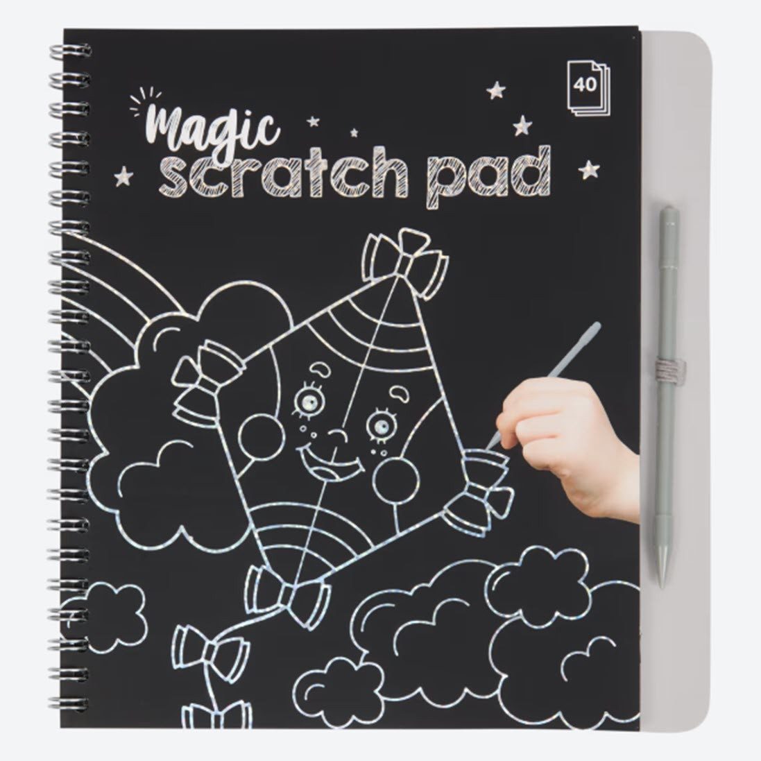 Spectrum Malblock 3 x Magisches Malbuch A5 mit 2 Stiften Gold, Glitter, Holo a 40 Blatt