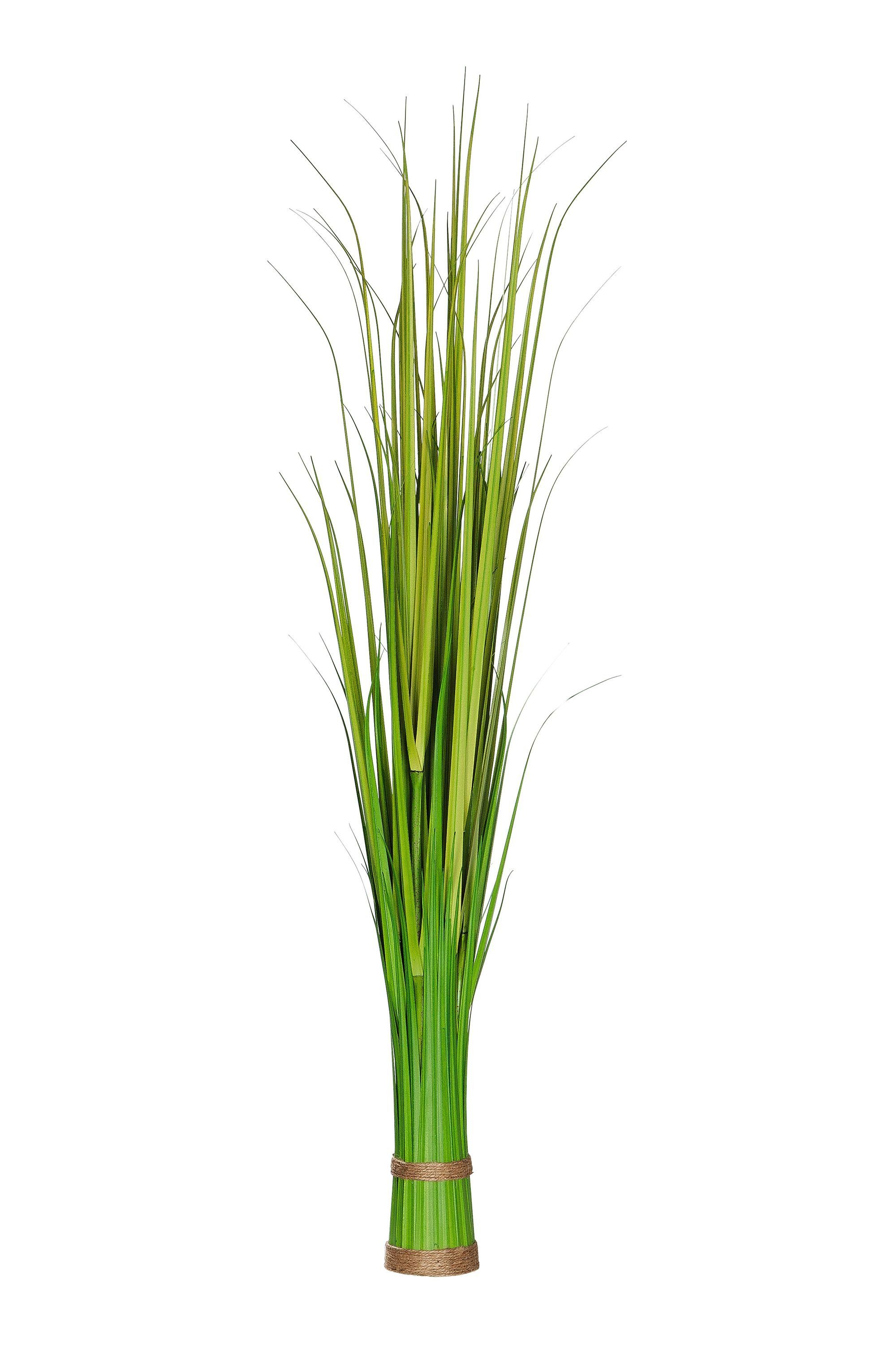 Kunstpflanze GILDE Deko Grasbusch - grün - H. 120cm x D. 30cm, GILDE | Kunstpflanzen