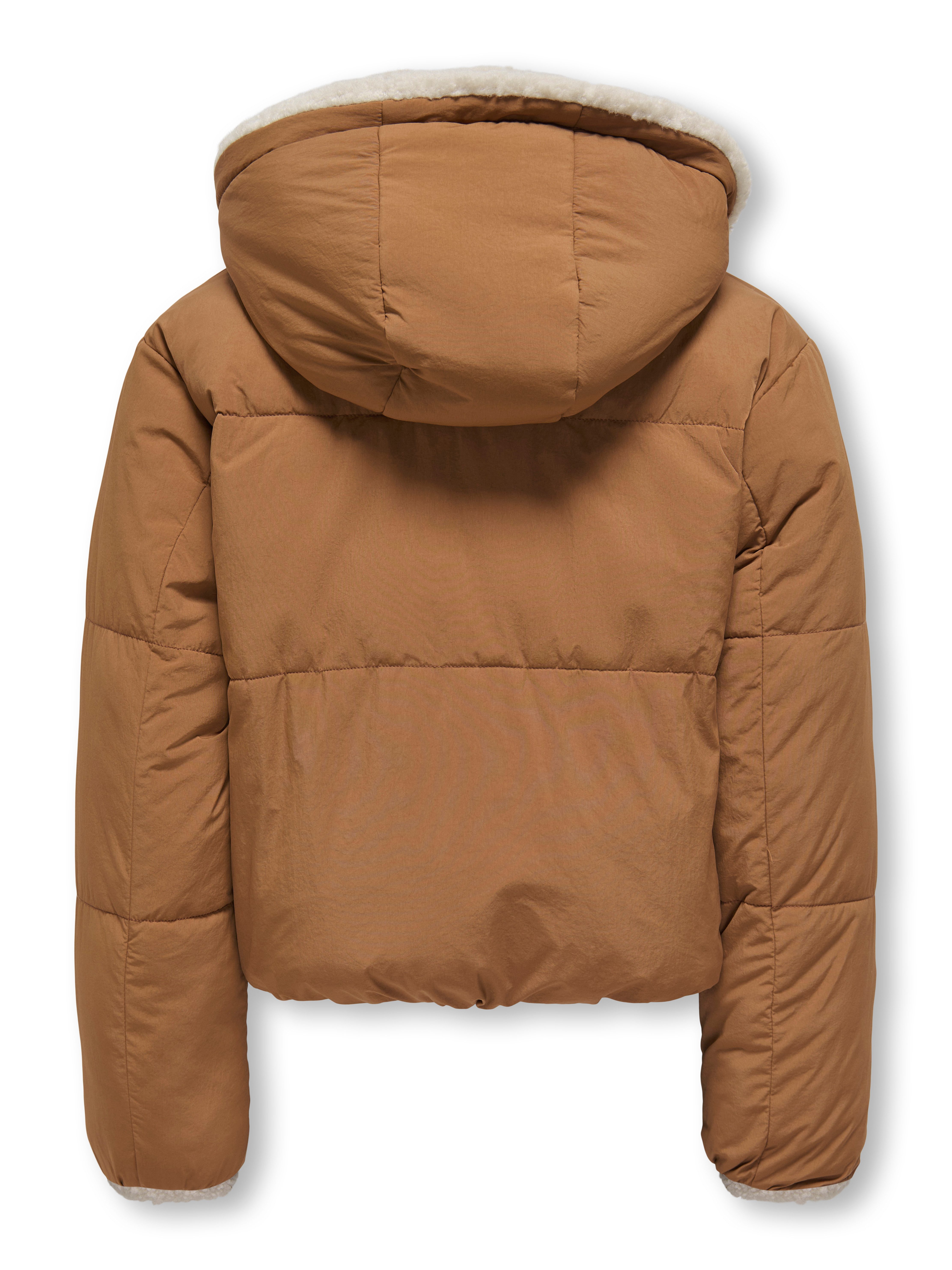 KIDS ONLY Wendejacke KOGMARIA REVERSIBLE PUFFER JACKET OTW als Plüschjacke oder Steppjacke tragbar