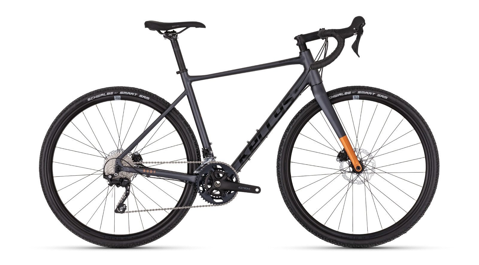 Kellys Gravelbike Gravelbike Soot X50 Graphite grey 28" Diamant, 20 Gang Shimano SHIMANO GRX RX400 (direct mount) Schaltwerk