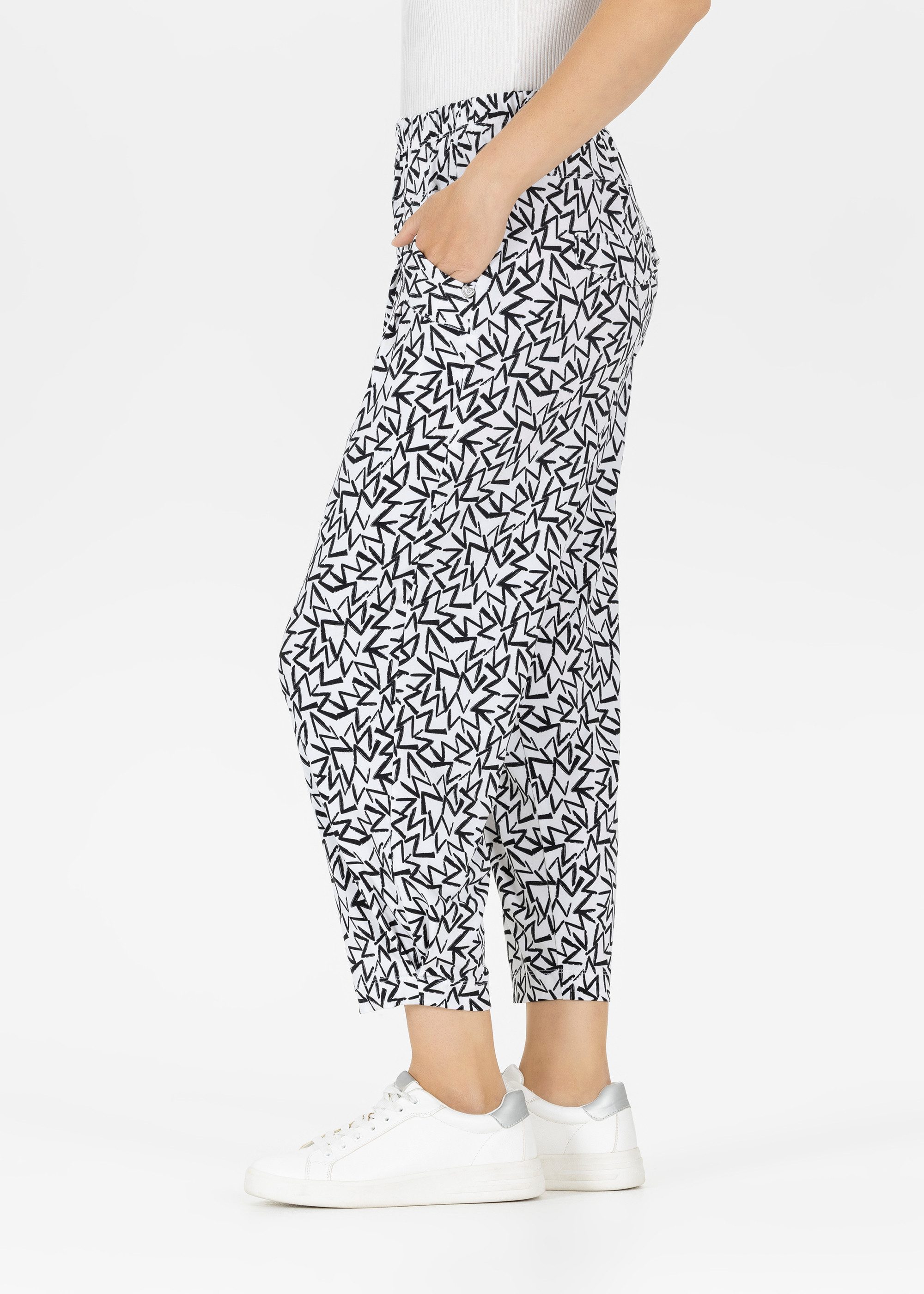 Stehmann 3/4-Hose mit All-Over Print