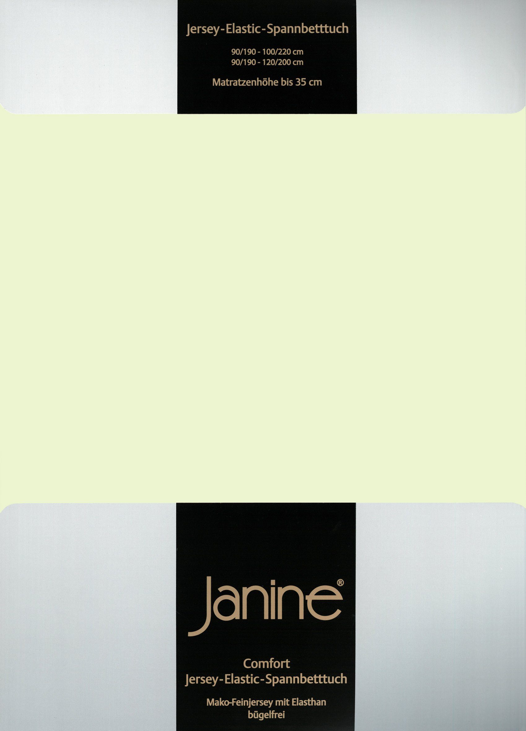 Janine Spannbettlaken ELASTIC 5002, Jersey-Elasthan, Gummizug: günstig online kaufen