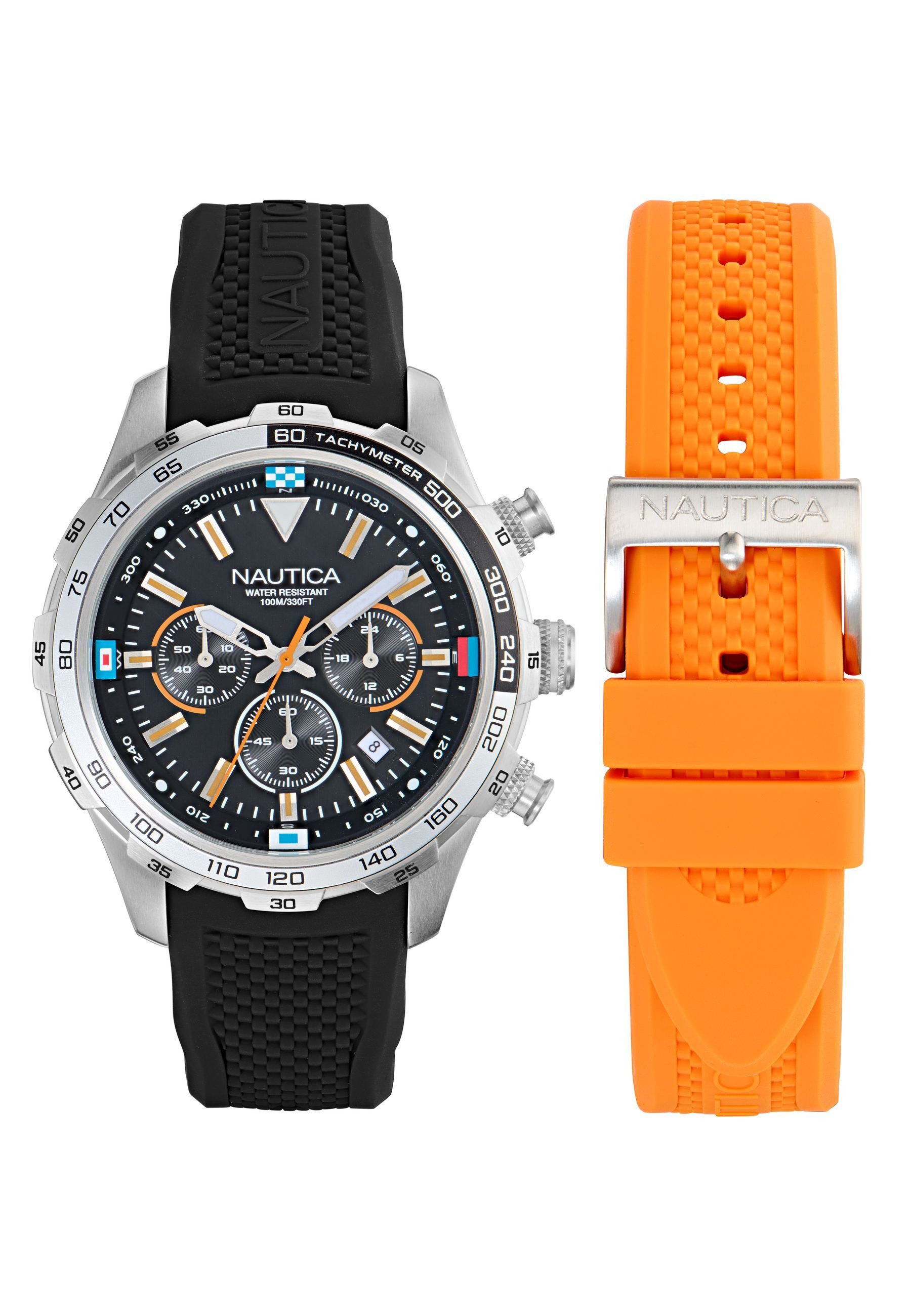 NAUTICA Quarzuhr NST, (1-tlg), Quarz Chronograph