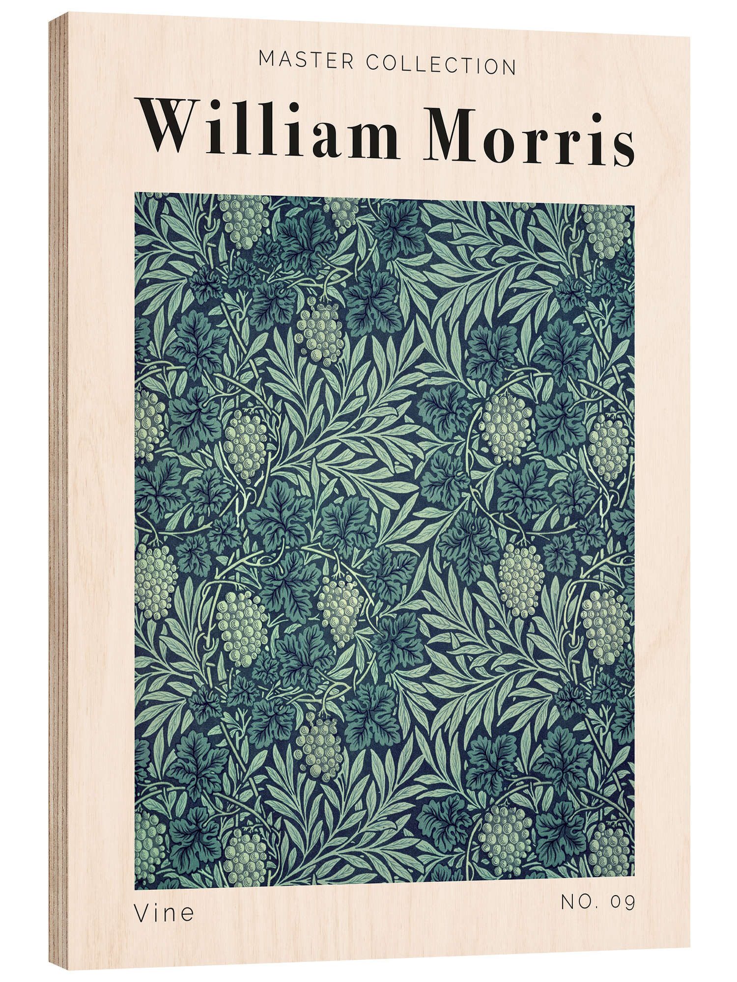 Posterlounge Wandbild Vine No. 09, William Morris, erhältlich als Poster, Leinwandbild, Wandsticker oder Acrylglasbild