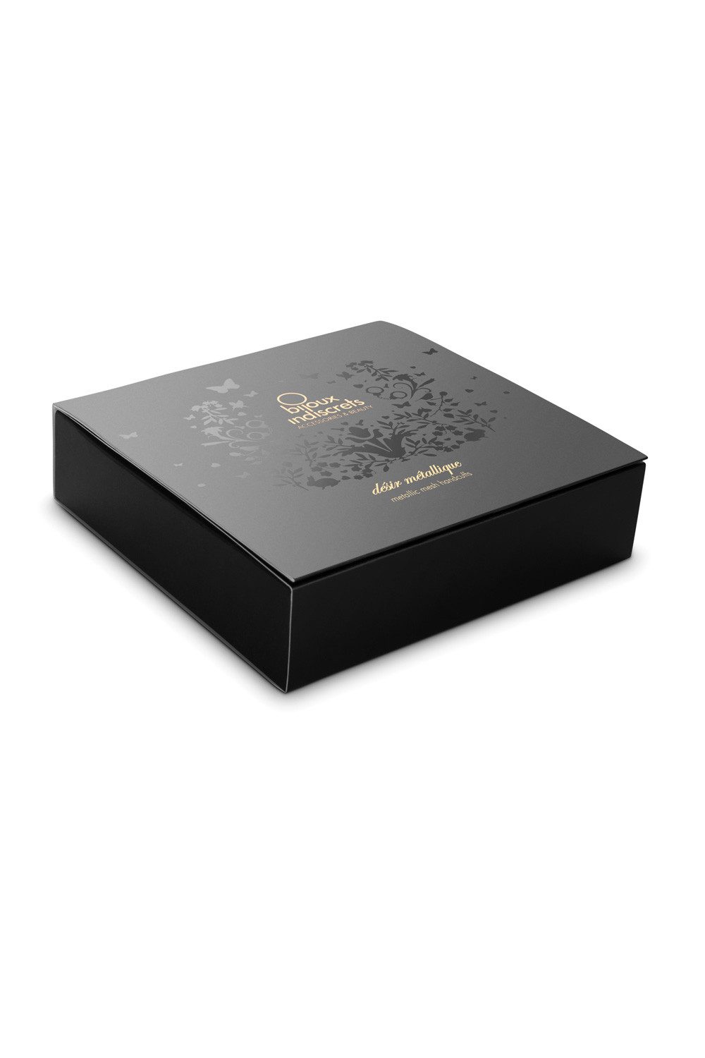 Bijoux Indiscrets Silberarmband Set Bijoux Indiscrets - Desir Metallique Cuffs silver (2-tlg), mit Kette verbunden