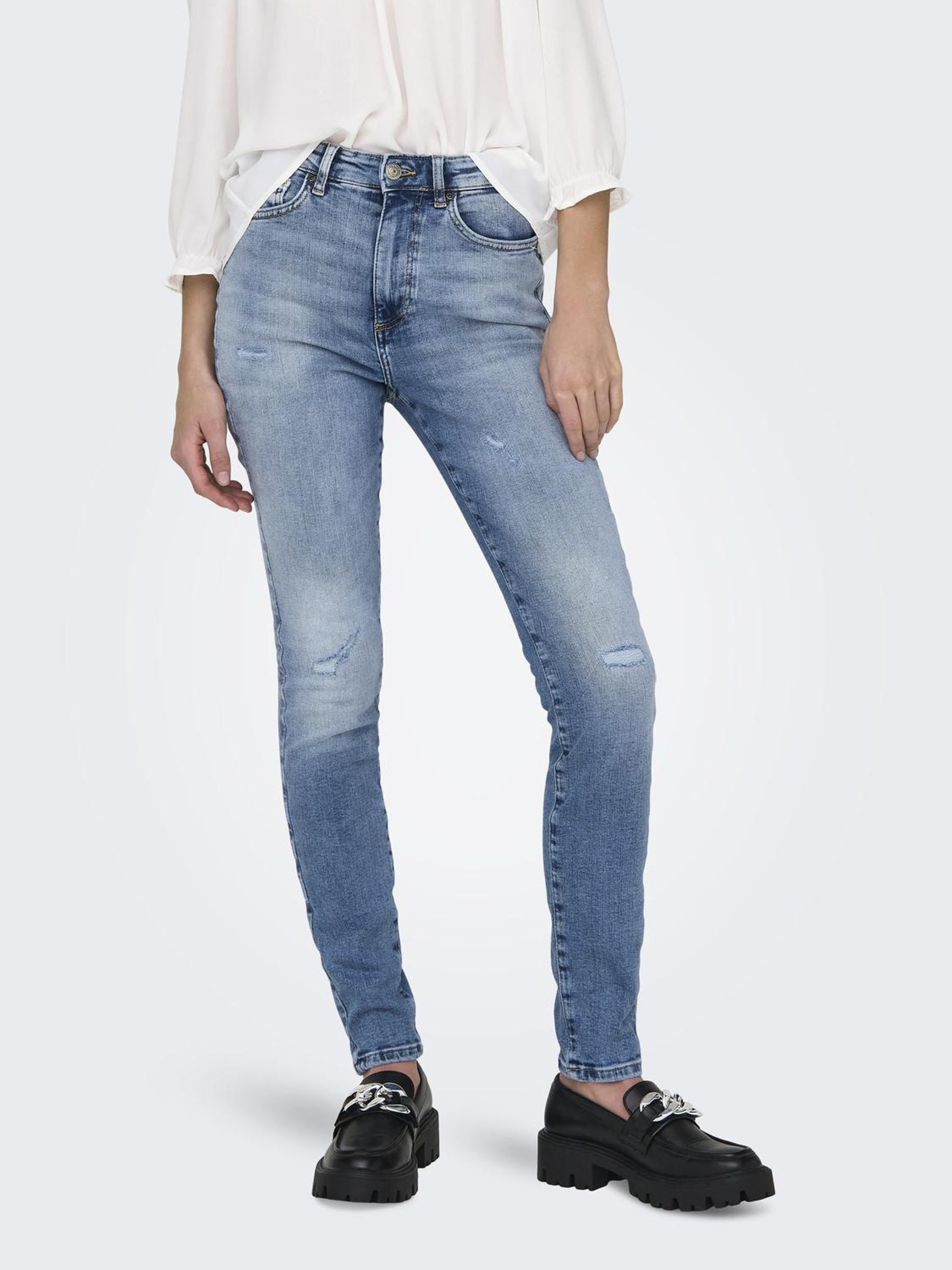 Skinny-fit-Jeans ONLFOREVER ICON HW SK LAK DNM GEN476NOOS