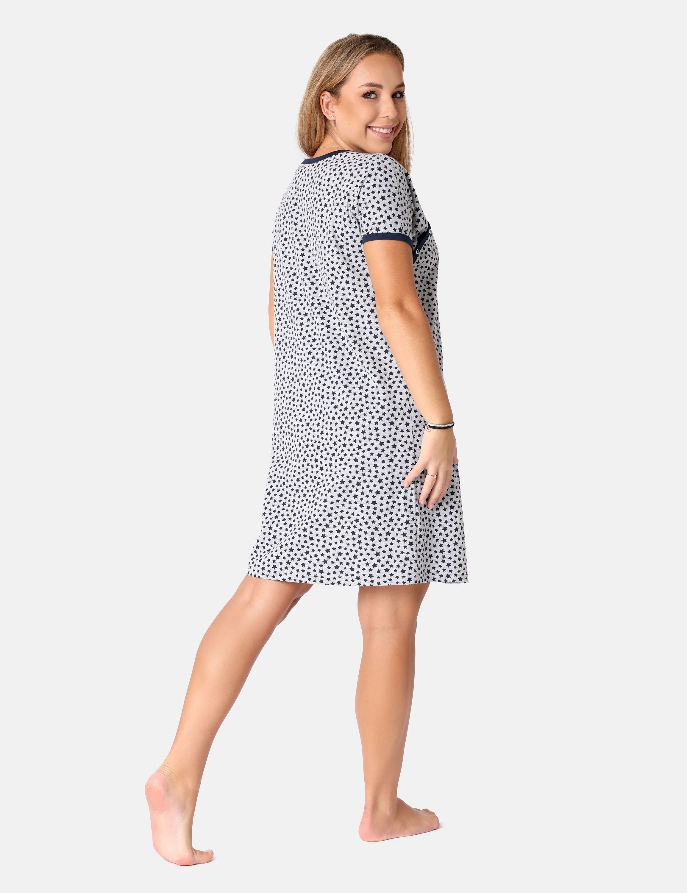 Be Mammy Umstandsnachthemd Damen Nachtkleid Umstandsmode Umstandsnachthemd günstig online kaufen