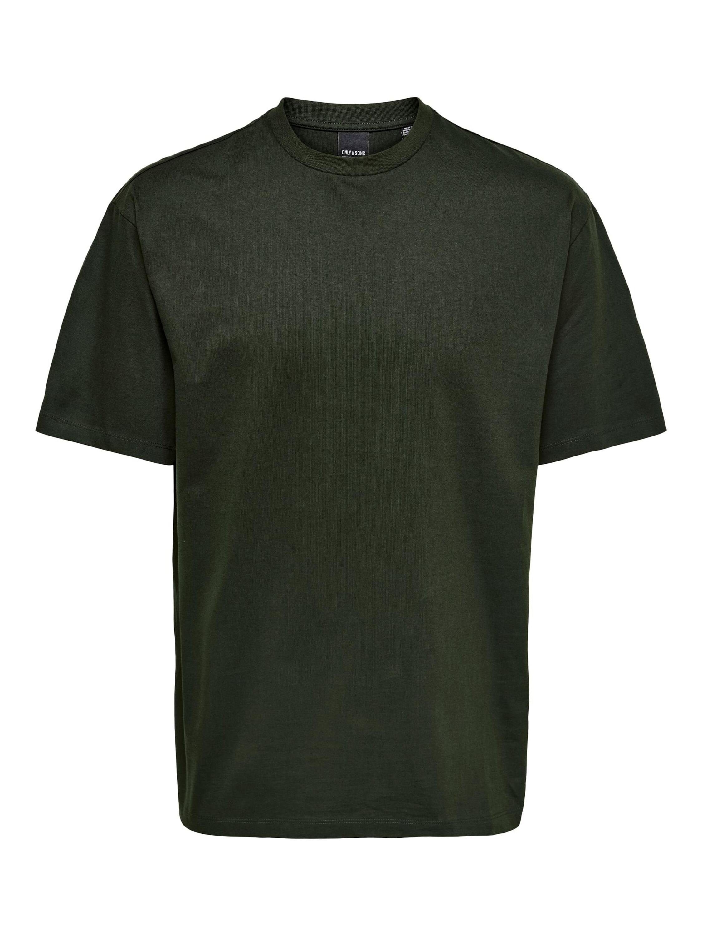 ONLY & SONS T-Shirt - oversize kurzarm Shirt - Basic T-Shirt einfarbig - un günstig online kaufen