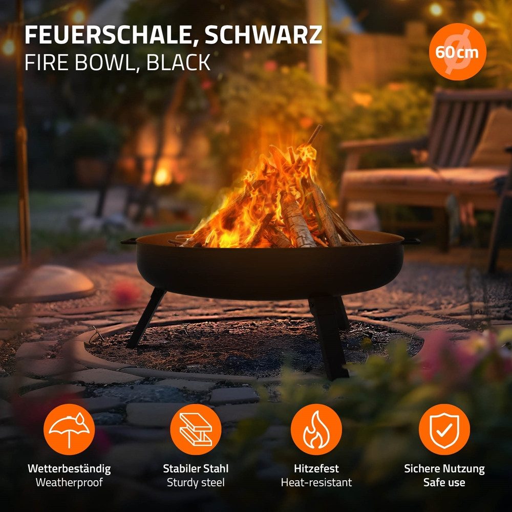 ECD Germany Feuerschale Brennschale aus Stahl günstig online kaufen