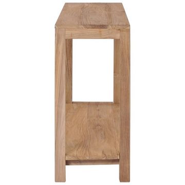 vidaXL Beistelltisch Konsolentisch 120x35x75 cm Teak Massivholz