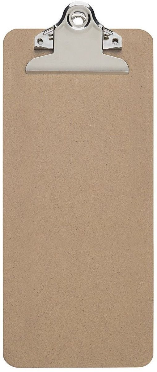 Schreibmappe Schreibplatte Maulbill Hartfaser-Holz 115x265mm holz