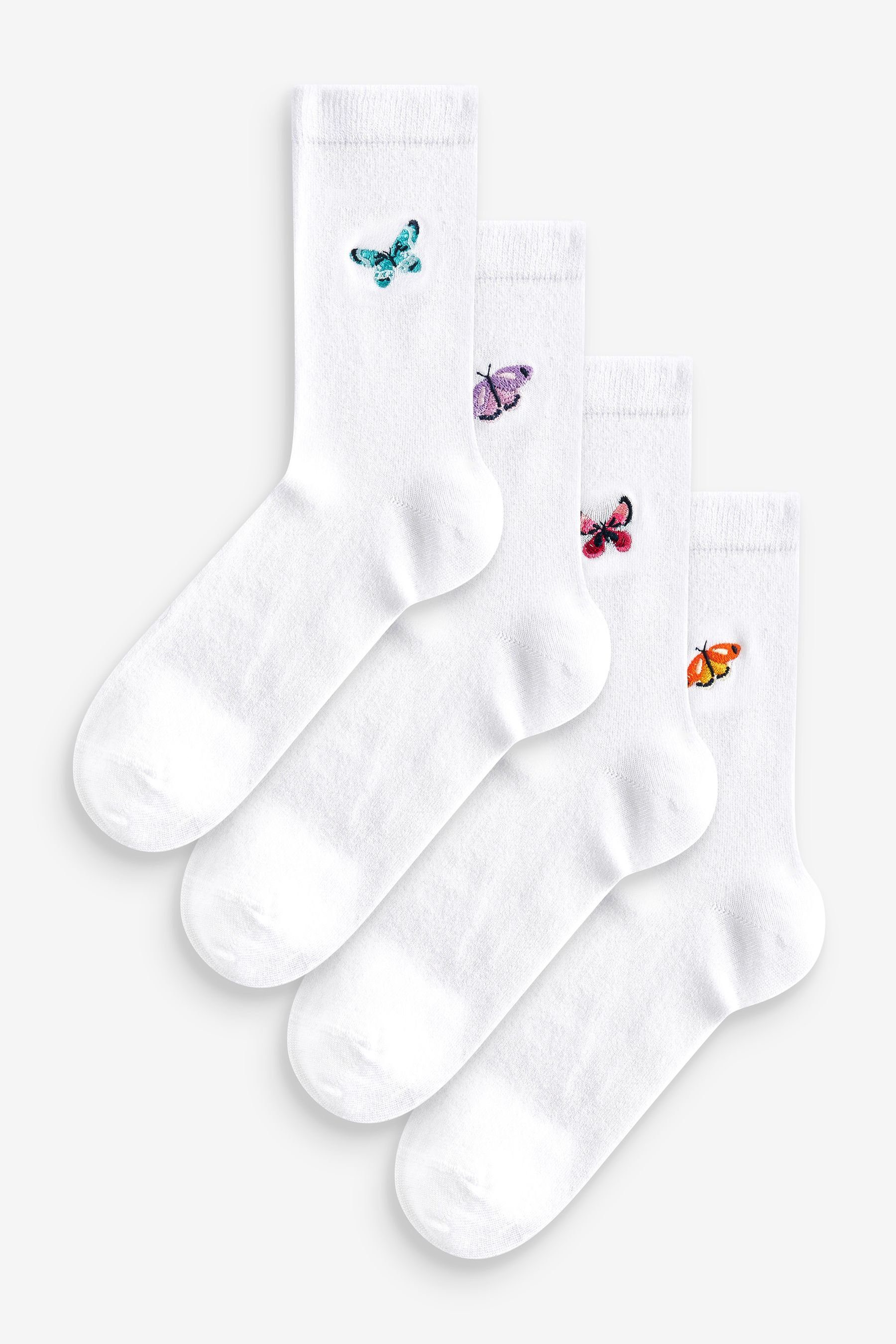 Next Kurzsocken Söckchen mit Stickerei im 5er-Pack (1-Paar)