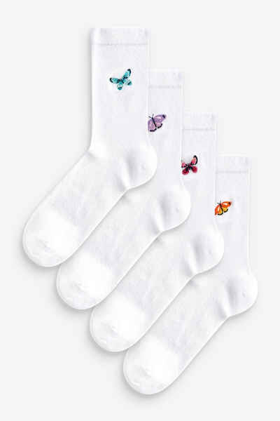 Next Kurzsocken Söckchen mit Stickerei im 5er-Pack (1-Paar)