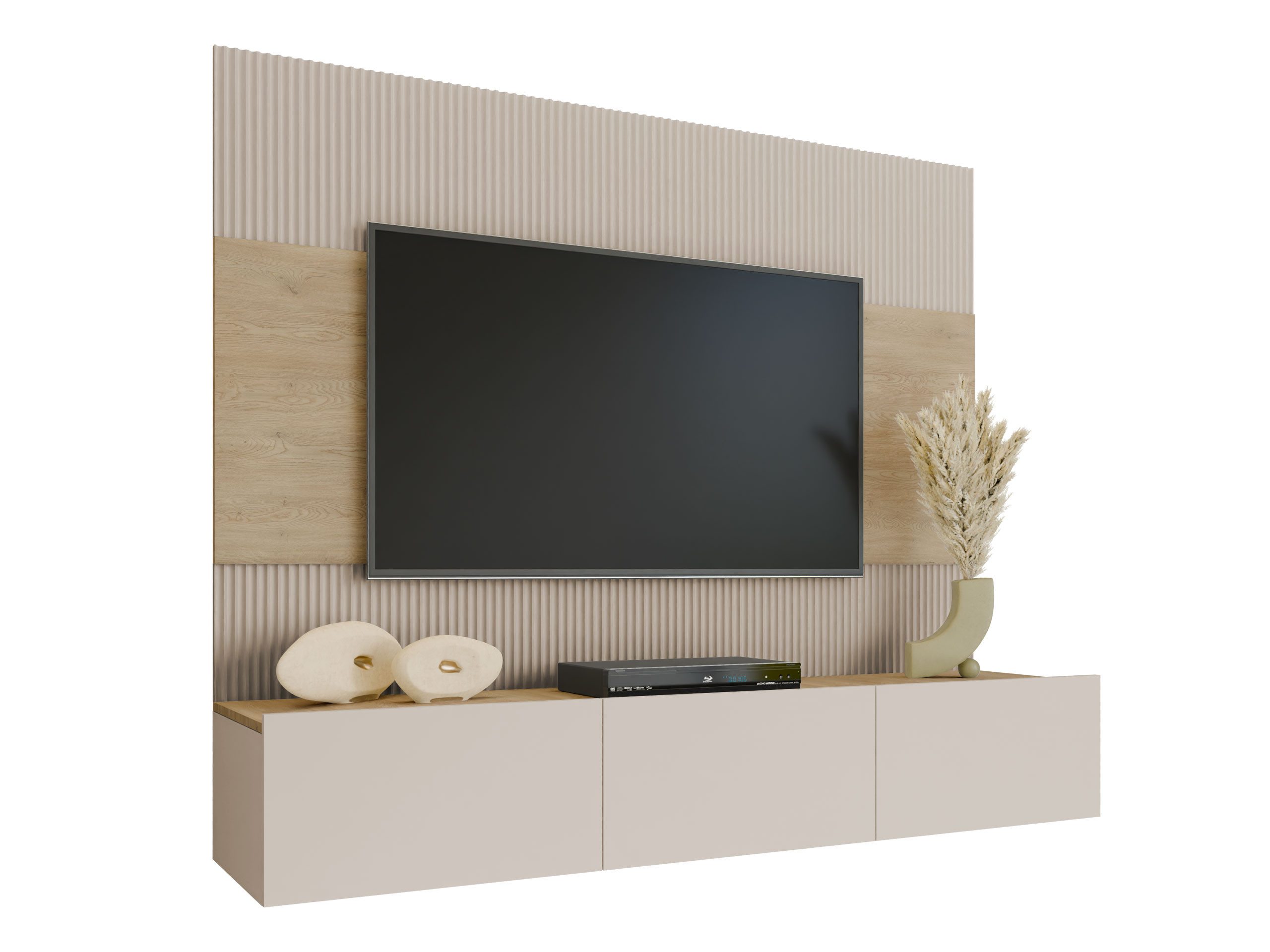 MIRJAN24 Wohnwand Deromi III, (2er-Set, TV-Lowboard), günstig online kaufen