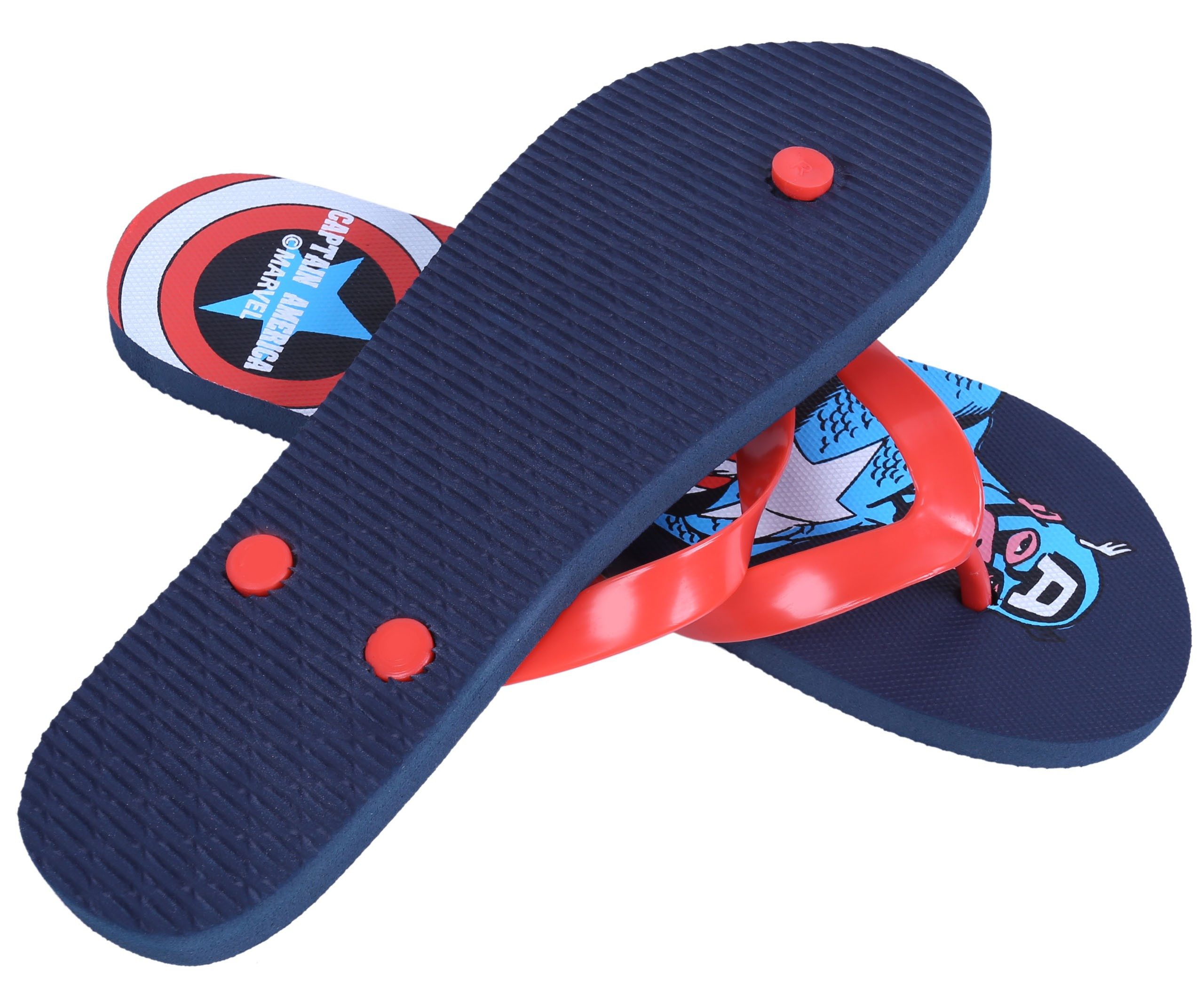 MARVEL Dunkelblaue Flip-Flops für Herren CAPTAIN AMERICA Marvel 40-41 EU Pantolette