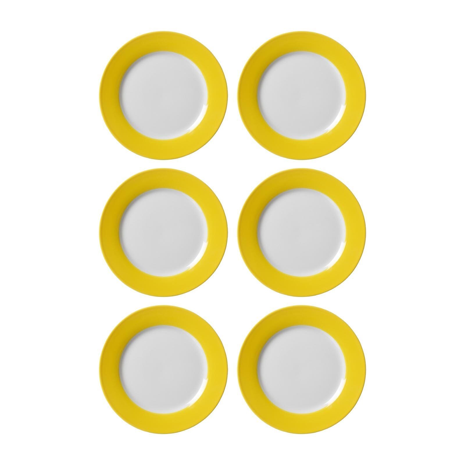 Ritzenhoff & Breker Frühstücksteller Doppio Dessertteller ø 20 cm 6er Set, (6 St)