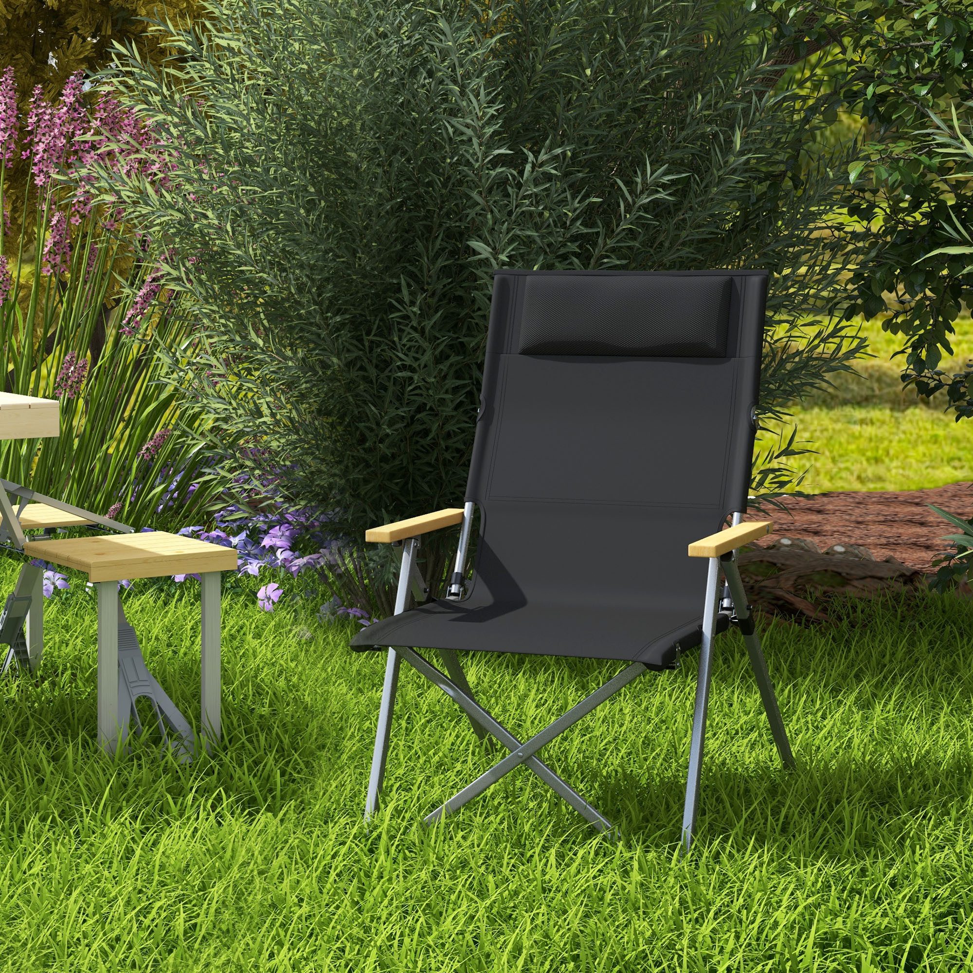 Outsunny Campingstuhl (Gartenstuhl, 1 St), für günstig online kaufen