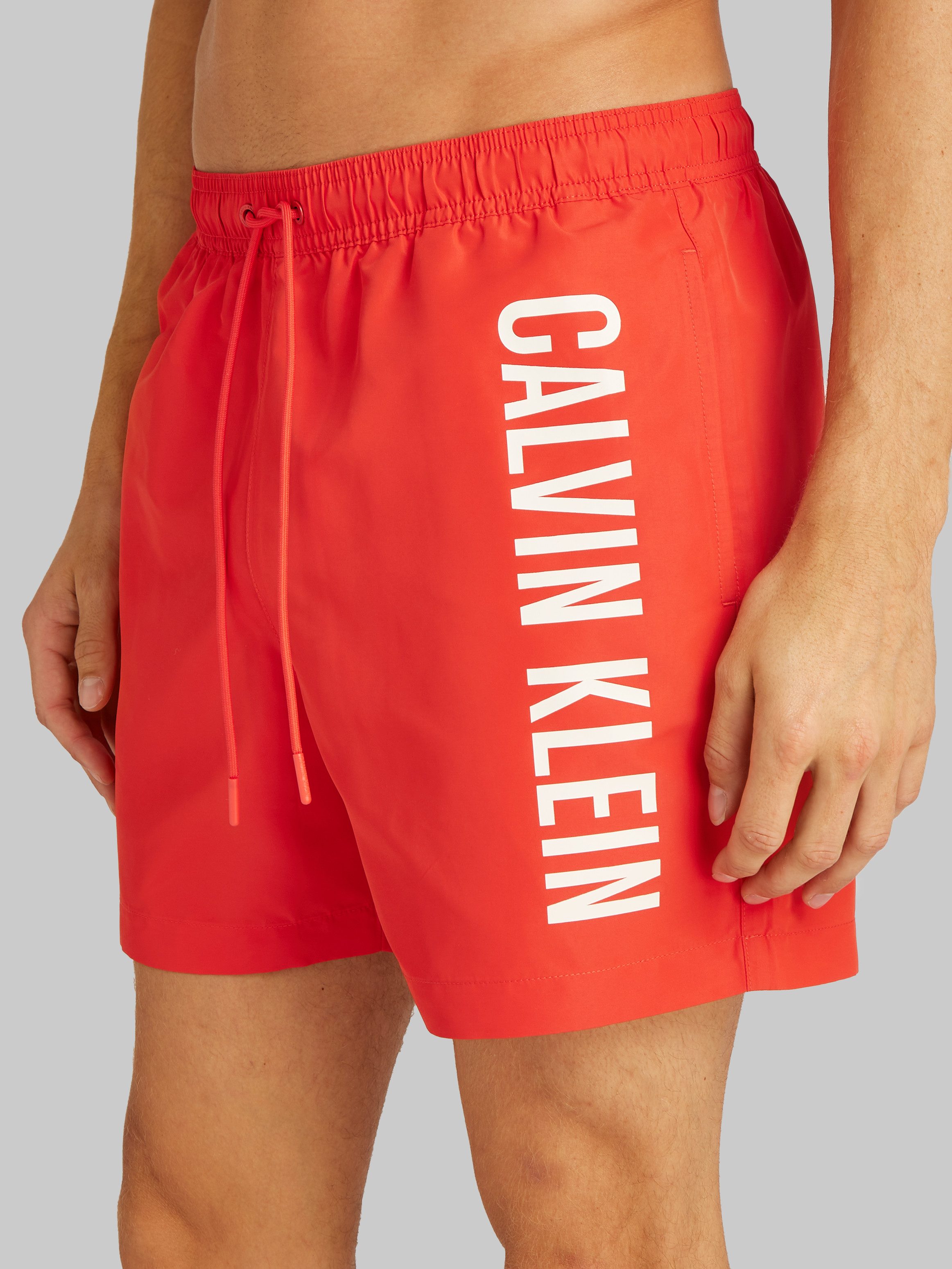 Calvin Klein Swimwear Badeshorts MEDIUM DRAWSTRING mit großem Logo günstig online kaufen