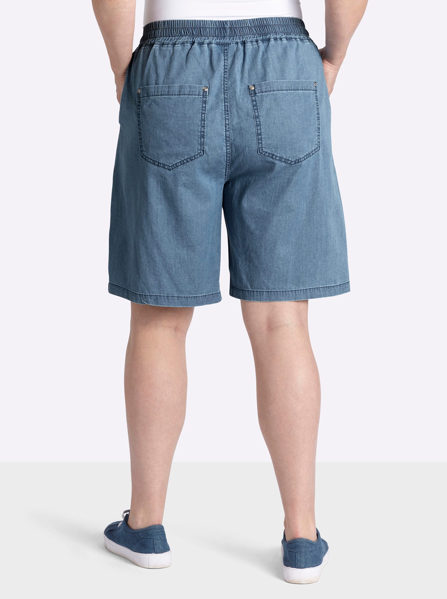 Sheego Jeansshorts Jeans-Shorts normal