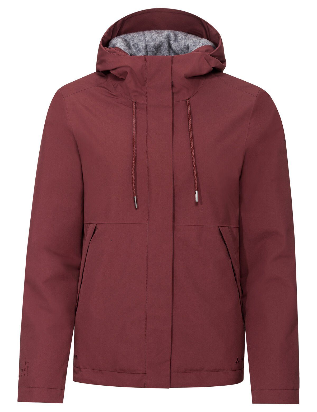 VAUDE Outdoorjacke Women's Coreway Jacket (1-St) Klimaneutral kompensiert dark cherry