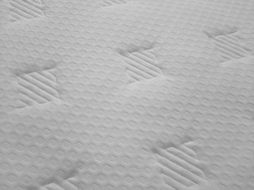 Fun Möbel Boxspringbett Boxspringbett Schlafzimmerbett ROCIO Premium Nr.2 Stoff Monolith (inkl. Kaltschaumtopper), Scheinbar schwebende Optik
