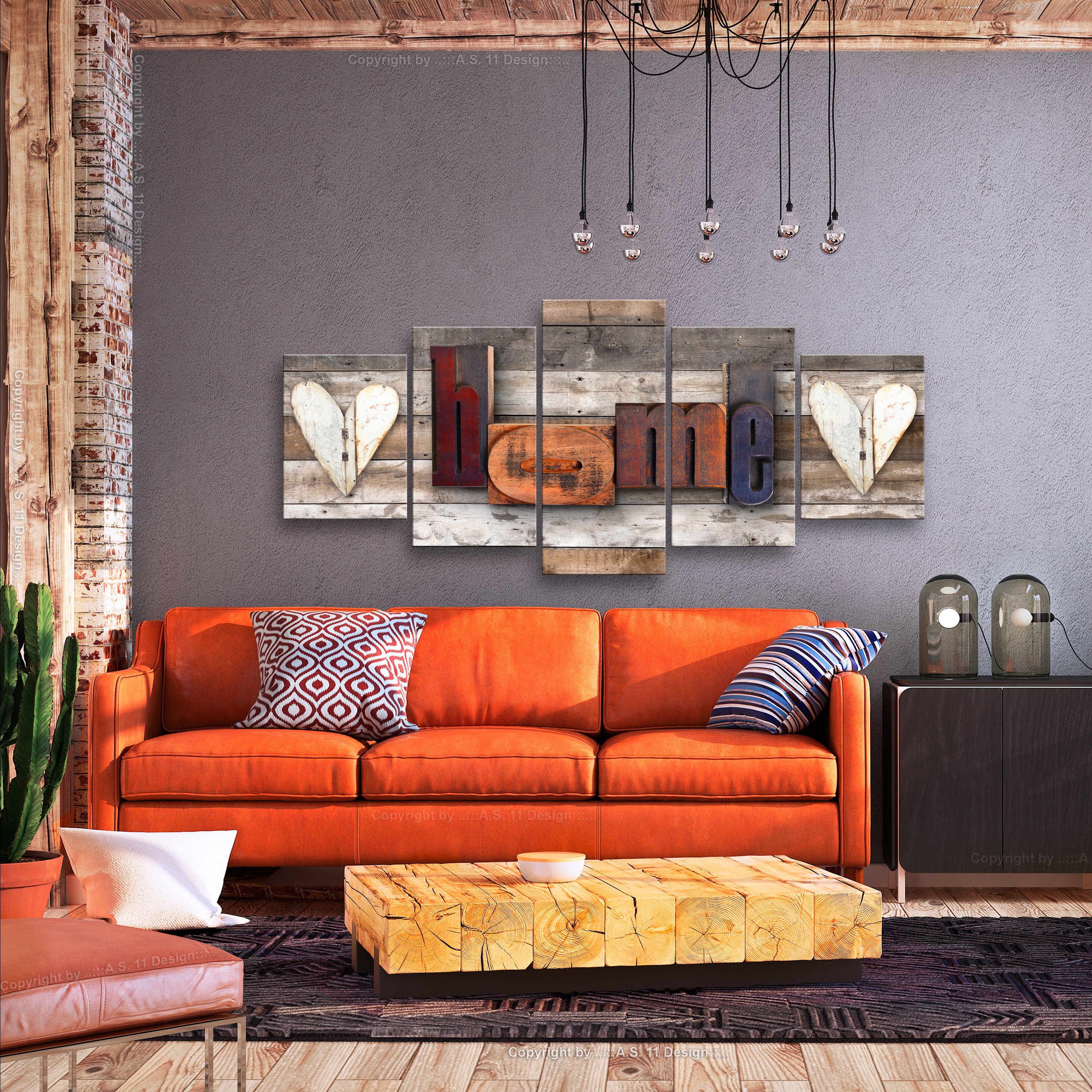 Basera® Wandbild Leinwandbild m-C-0263-b-m