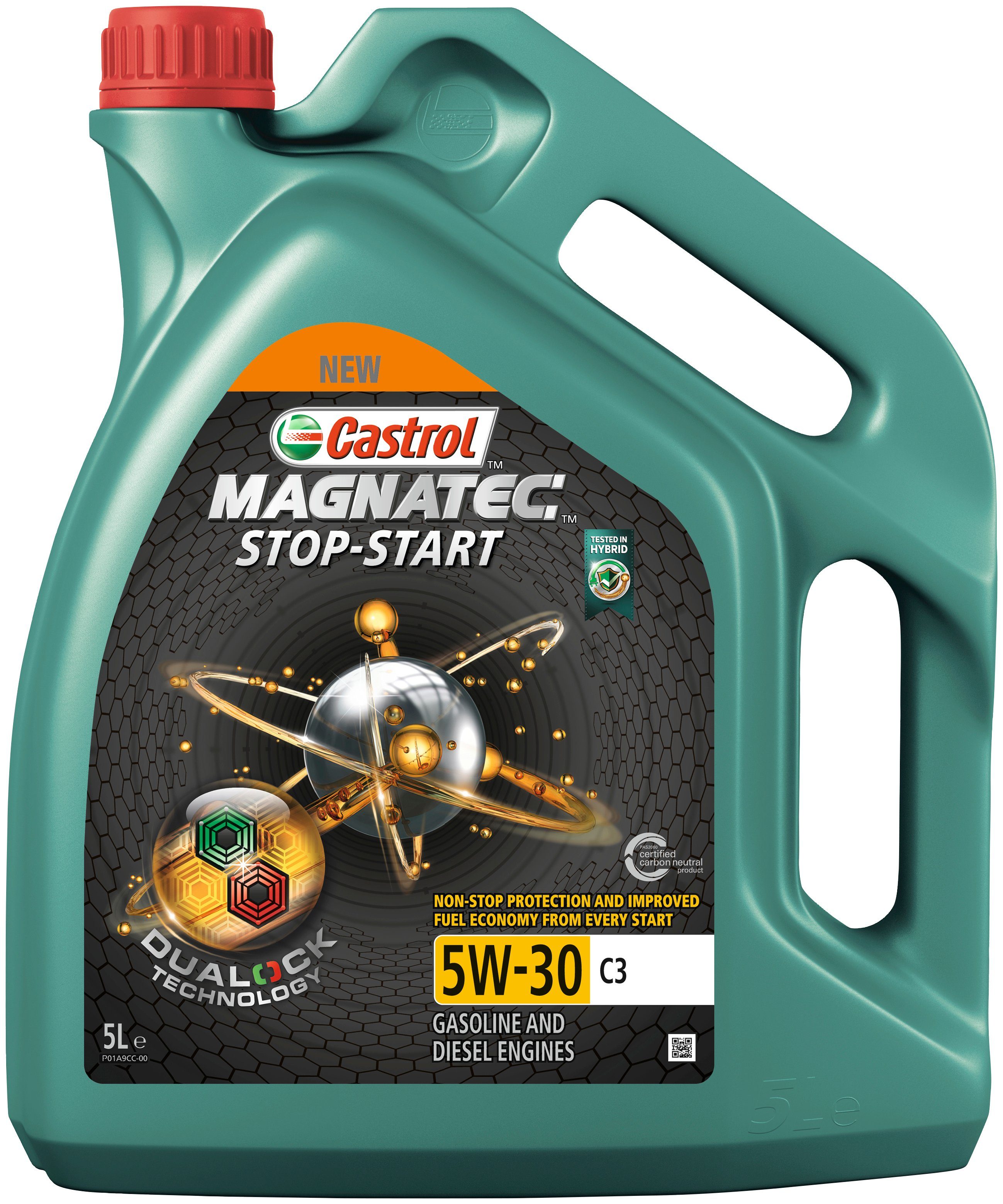 MAGNATEC Castrol C3, PKW Stop-Start Motoröl 5 Liter, 5W-30 für
