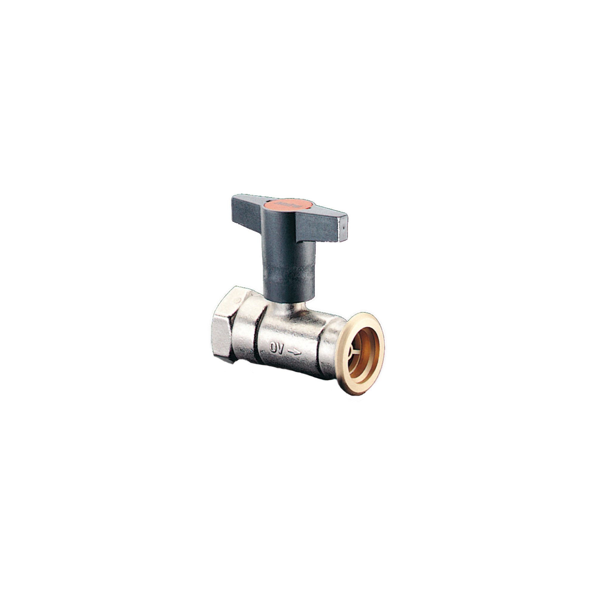 Oventrop Eckventil Oventrop Pumpenkugelhahn Optibal P DN 25, Rp 1xG 1 1/2, PN 10, o. Vtl.
