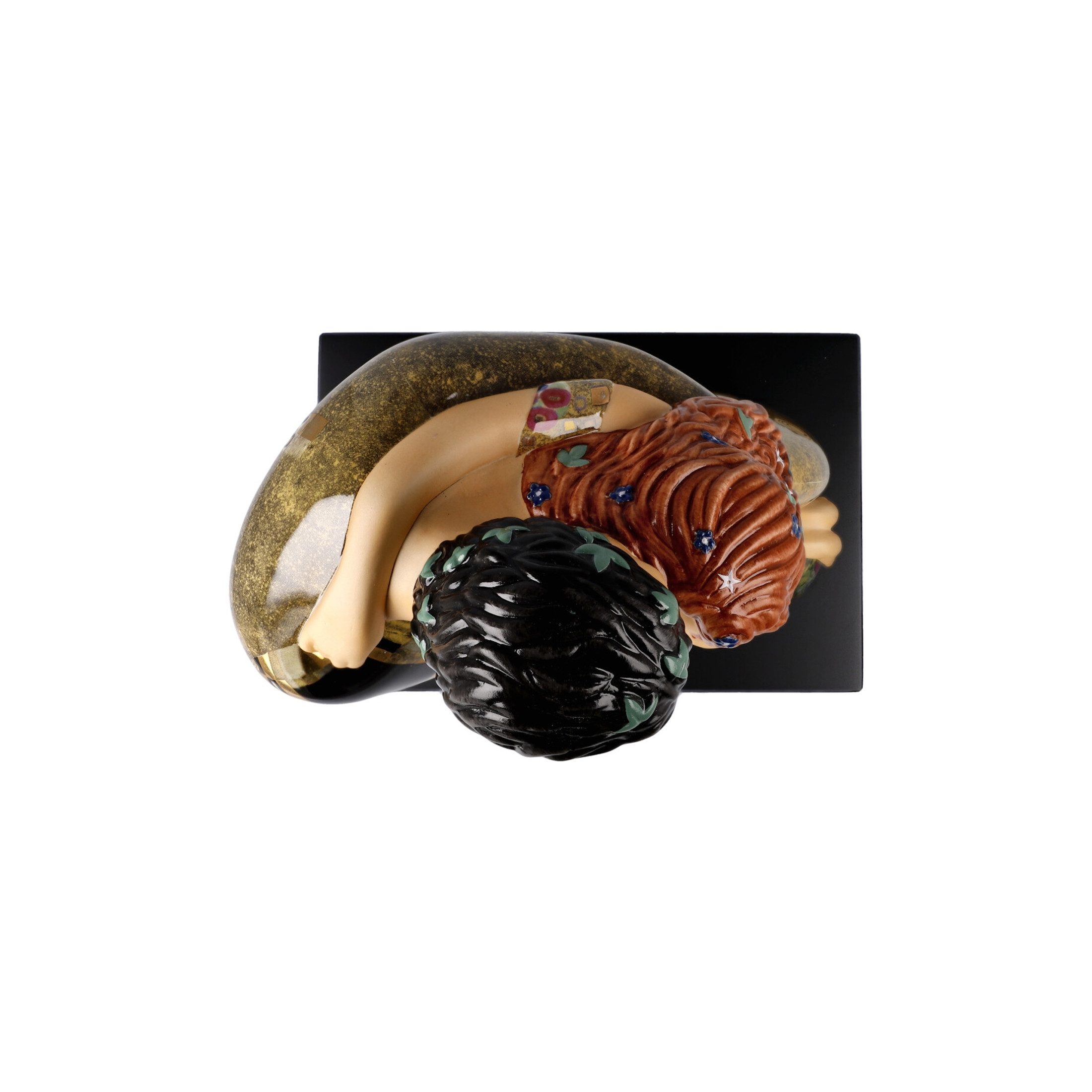 Goebel Dekofigur Der Kuss, Gustav Klimt Der Kuss, Mehrfarbig, Der Kuss, H: 33cm