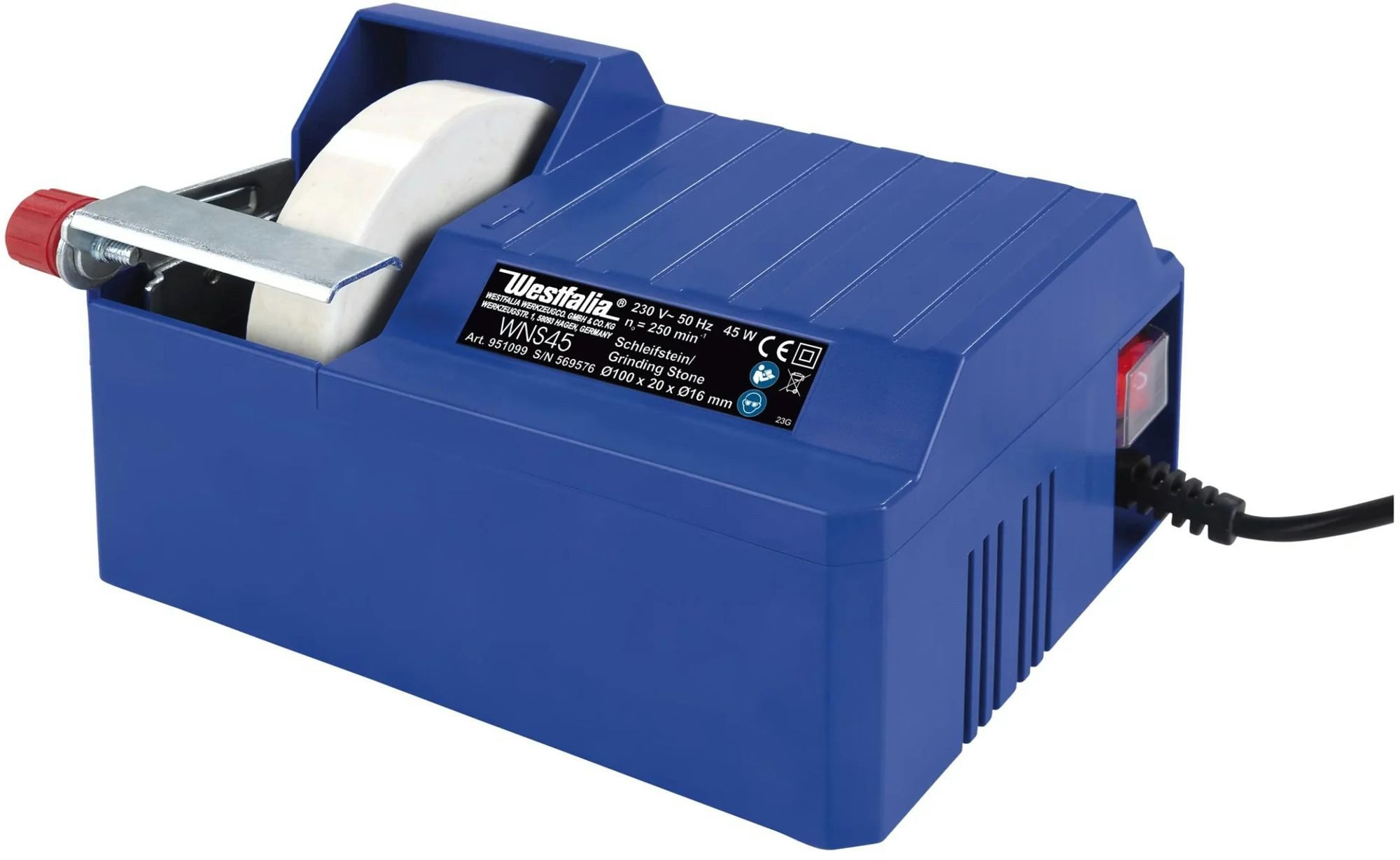 Westfalia Werkzeug Schleifstein Nass-Schleifer WNS45