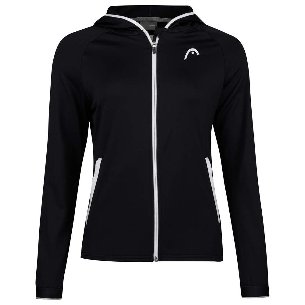 Head Kapuzenpullover Kapuzenjacke Hoodie Breaker Full Zip schwarz Damen