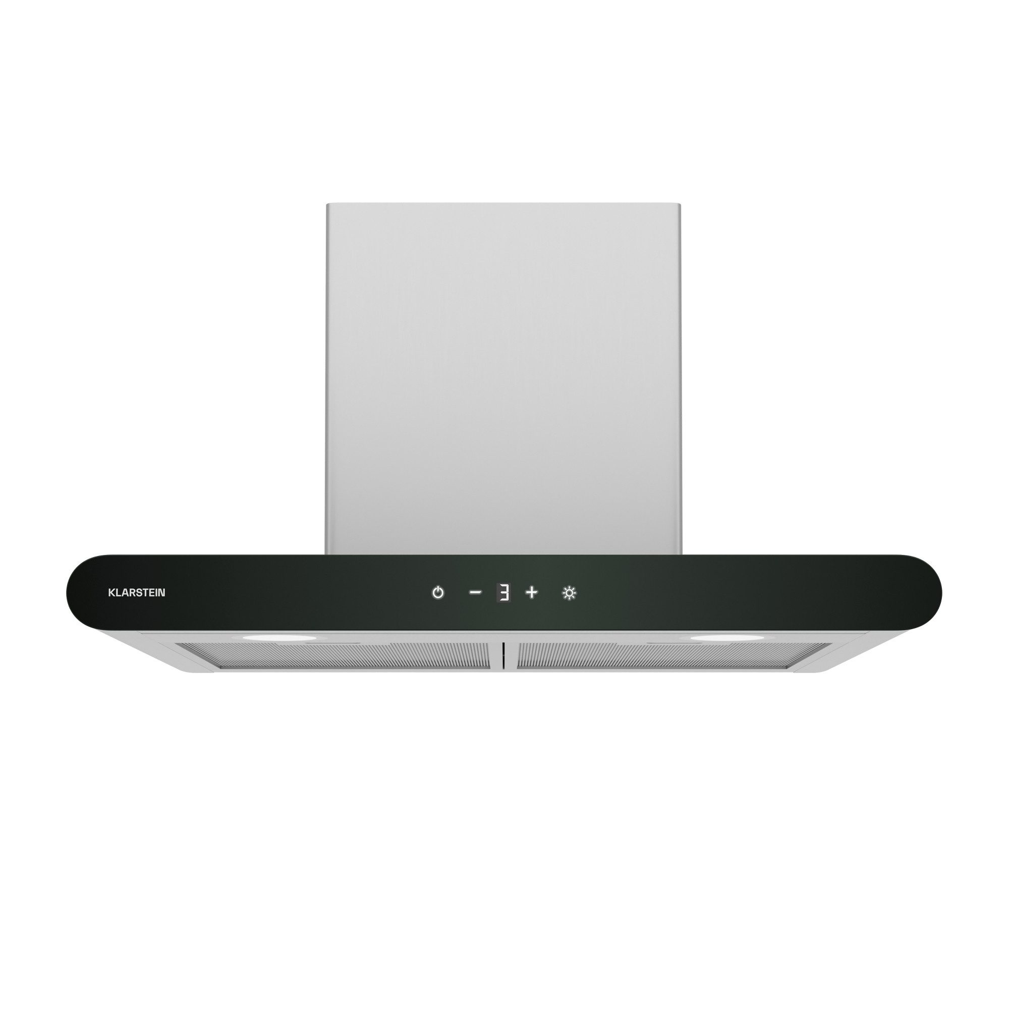 Klarstein Deckenhaube CurveVent 60 CurveVent 60, Dunstabzugshaube Abzughaube Abluft Umluft LED