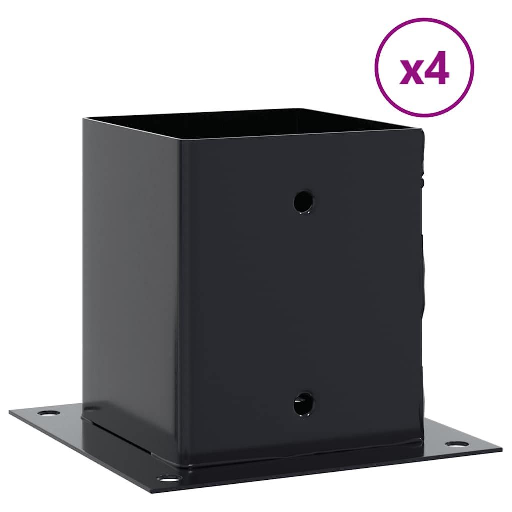 vidaXL Zaunpfosten Pfostenträger Quadrat 4 Stk. günstig online kaufen