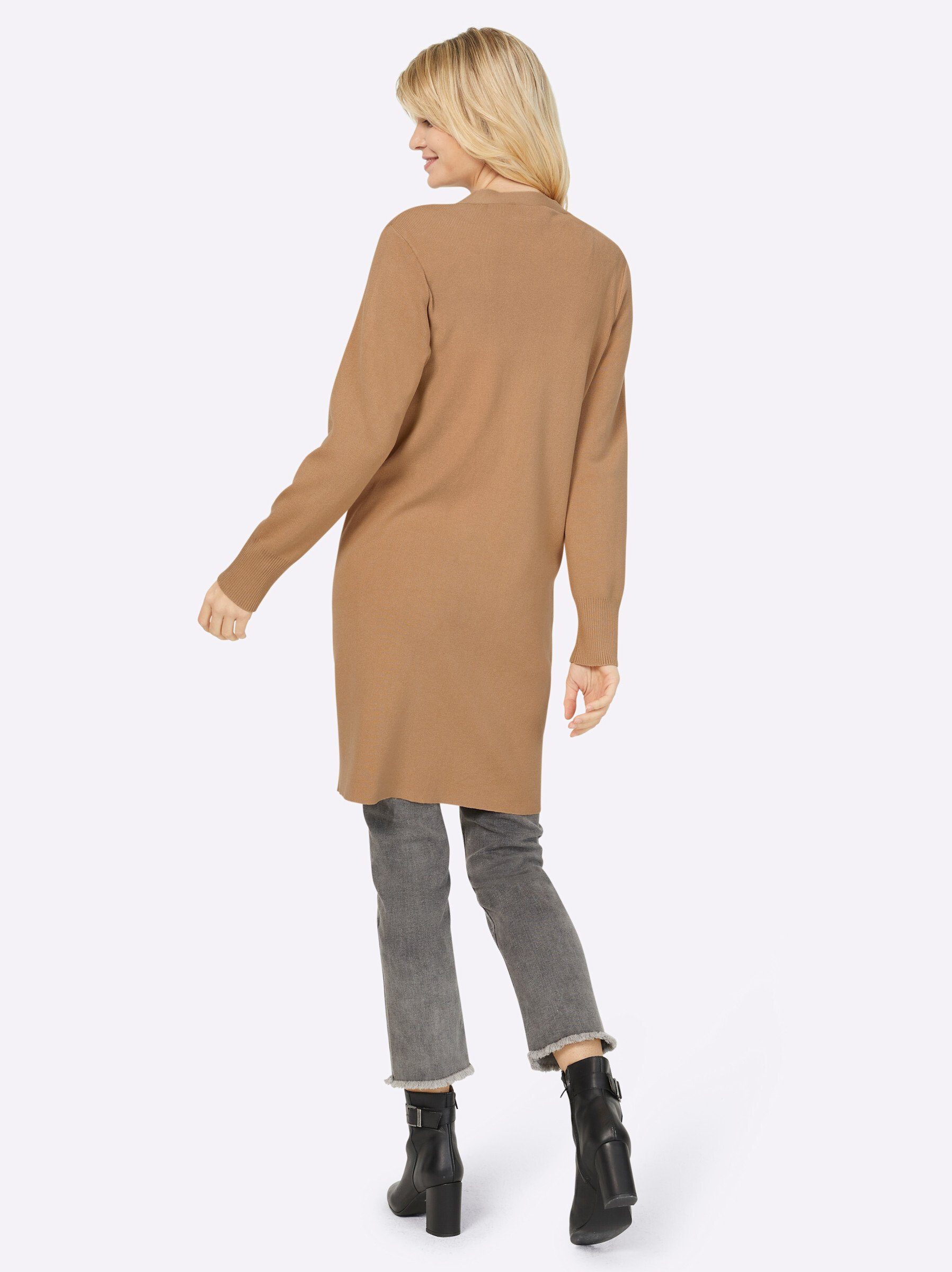 camel heine Strickjacke