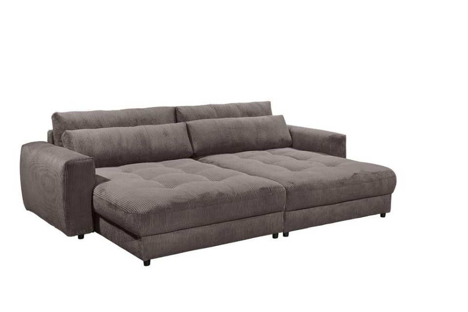 ED EXCITING DESIGN Big-Sofa Barura, mit Rückenkissen