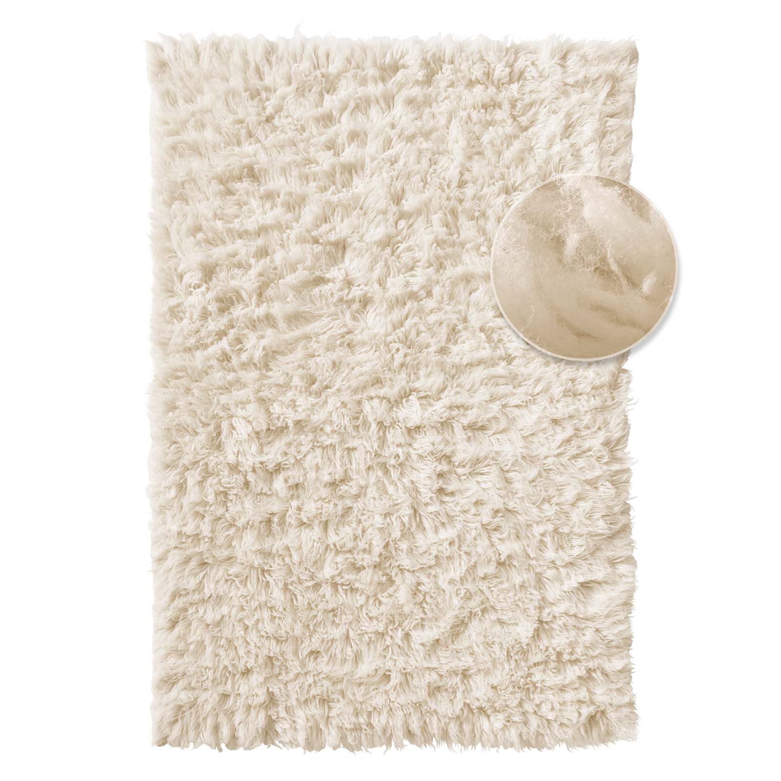 TaraCarpet Flokati-Teppich TaraCarpet Flokati Diana aus Schurwolle, rechtec günstig online kaufen