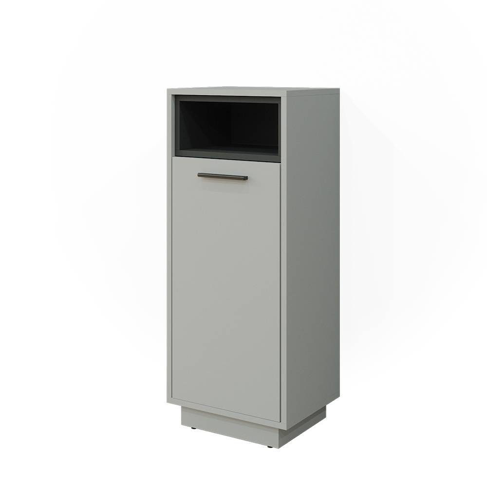 Vicco Midischrank Beatrice, Grau/Grau, 38 x 93 cm (4-St)