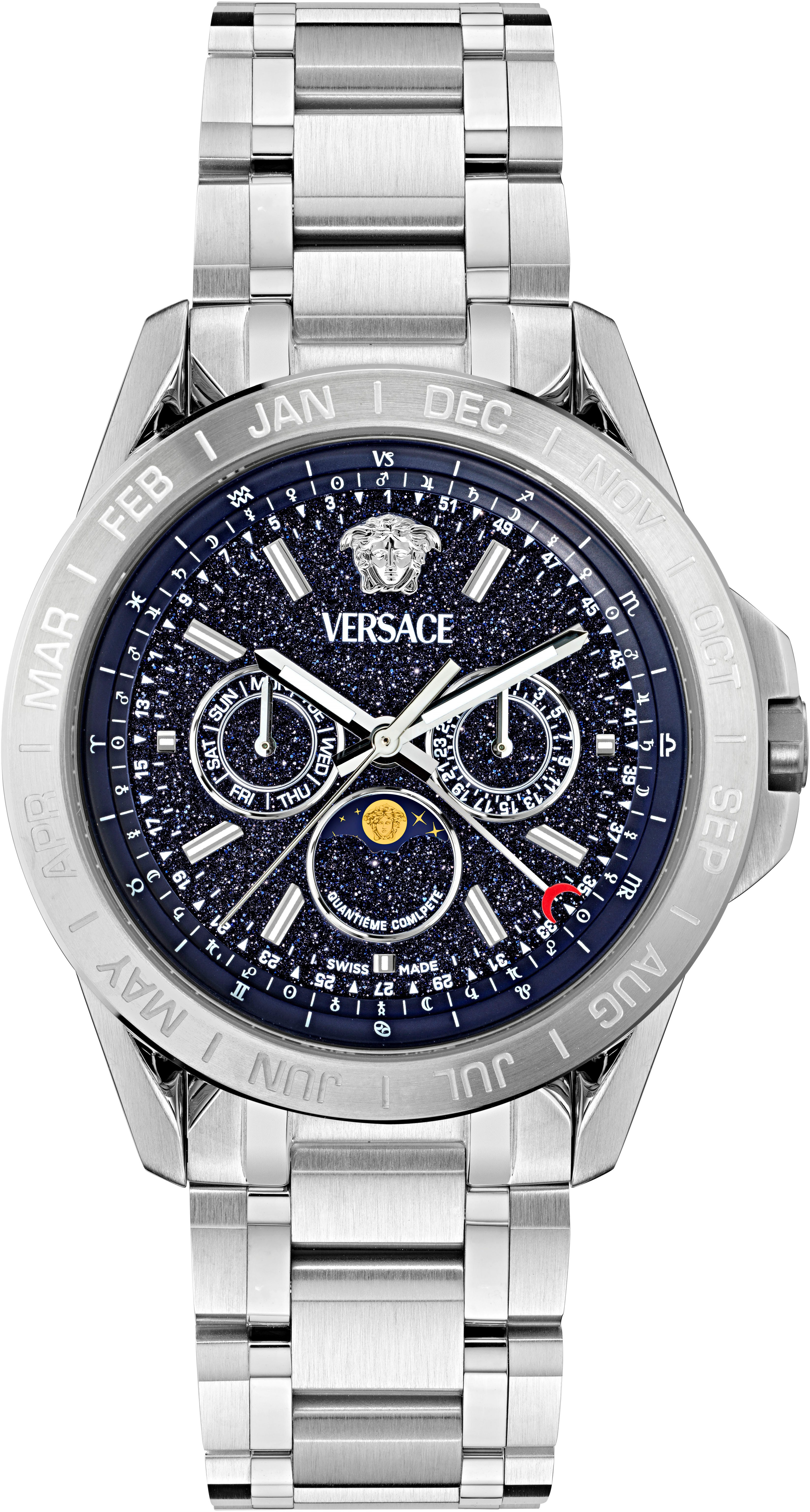 Versace Multifunktionsuhr V-GALAXY MOONPHASE VE0K00125, Quarzuhr,Armbanduhr günstig online kaufen