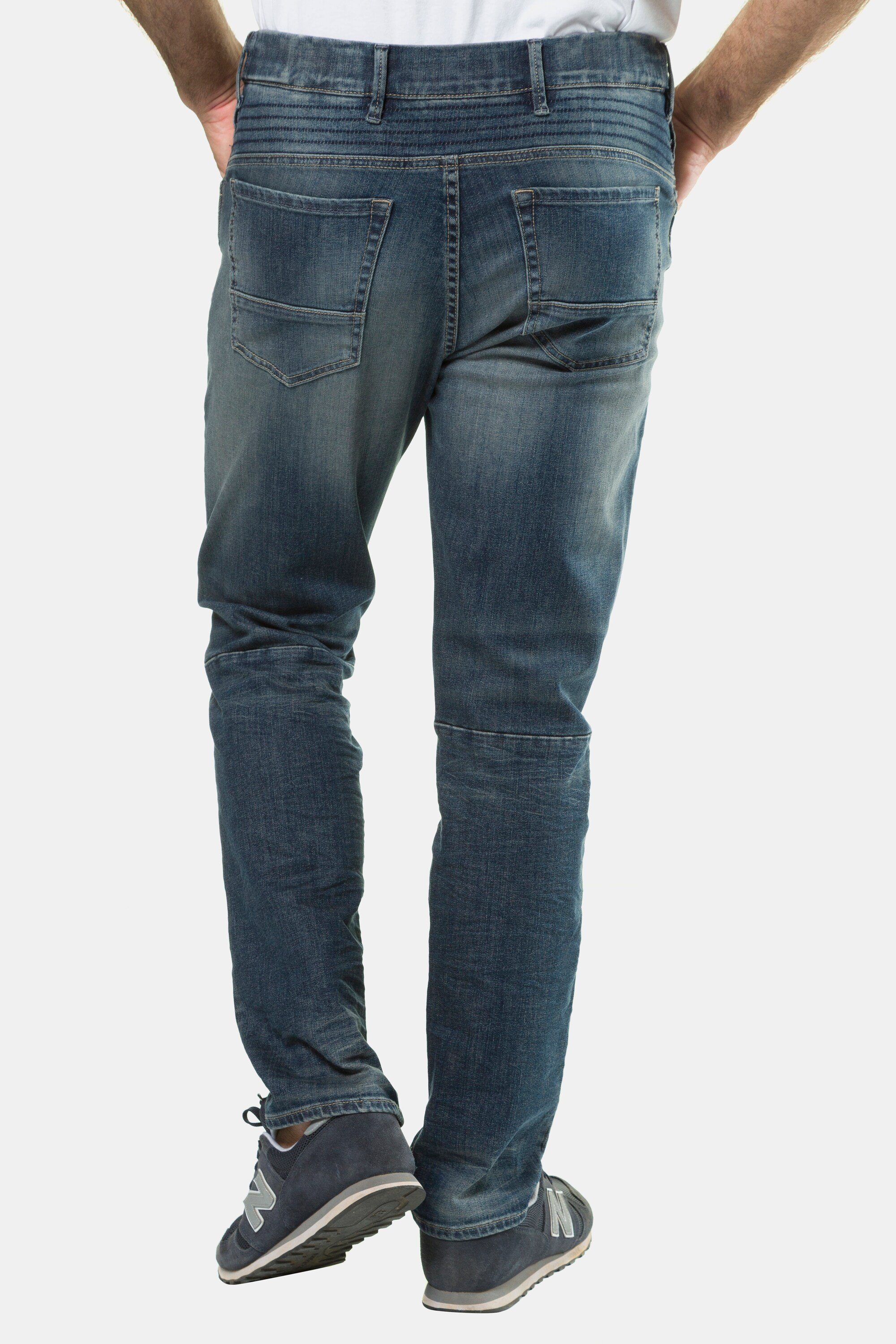 Cargohose Jeans stone JP1880 Fit Traveller-Bund Denim blue Straight