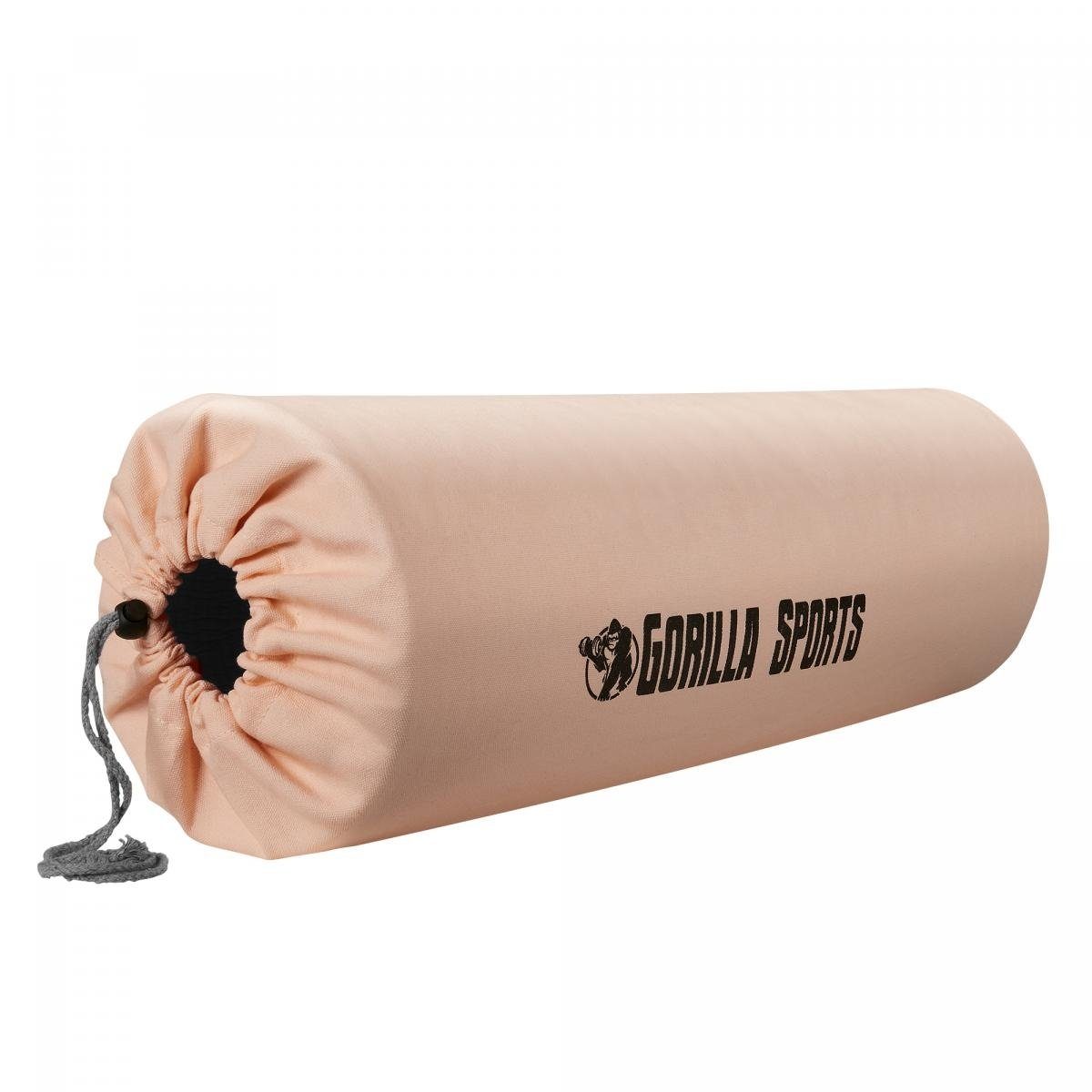 GORILLA SPORTS Sporttasche Yogatasche - für Yogamatte, mit Tragegurt, Baumwolle - Yoga Tasche 190 x 60 cm