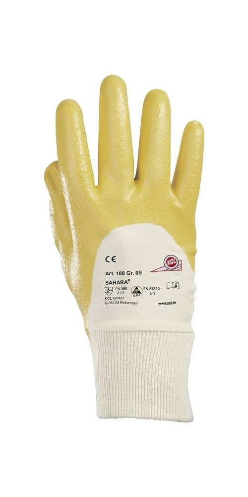 Honeywell Arbeitshandschuh-Set Handschuhe Sahara 100 Größe 9 gelb EN 388 PSA-Kategorie II