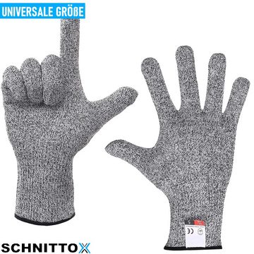 MAVURA Schnittschutzhandschuhe SCHNITTOX Schnittfeste Handschuhe Schnittsichere Schutzhandschuhe - Hoher Komfort & Dehnbares Material - Universalgröße